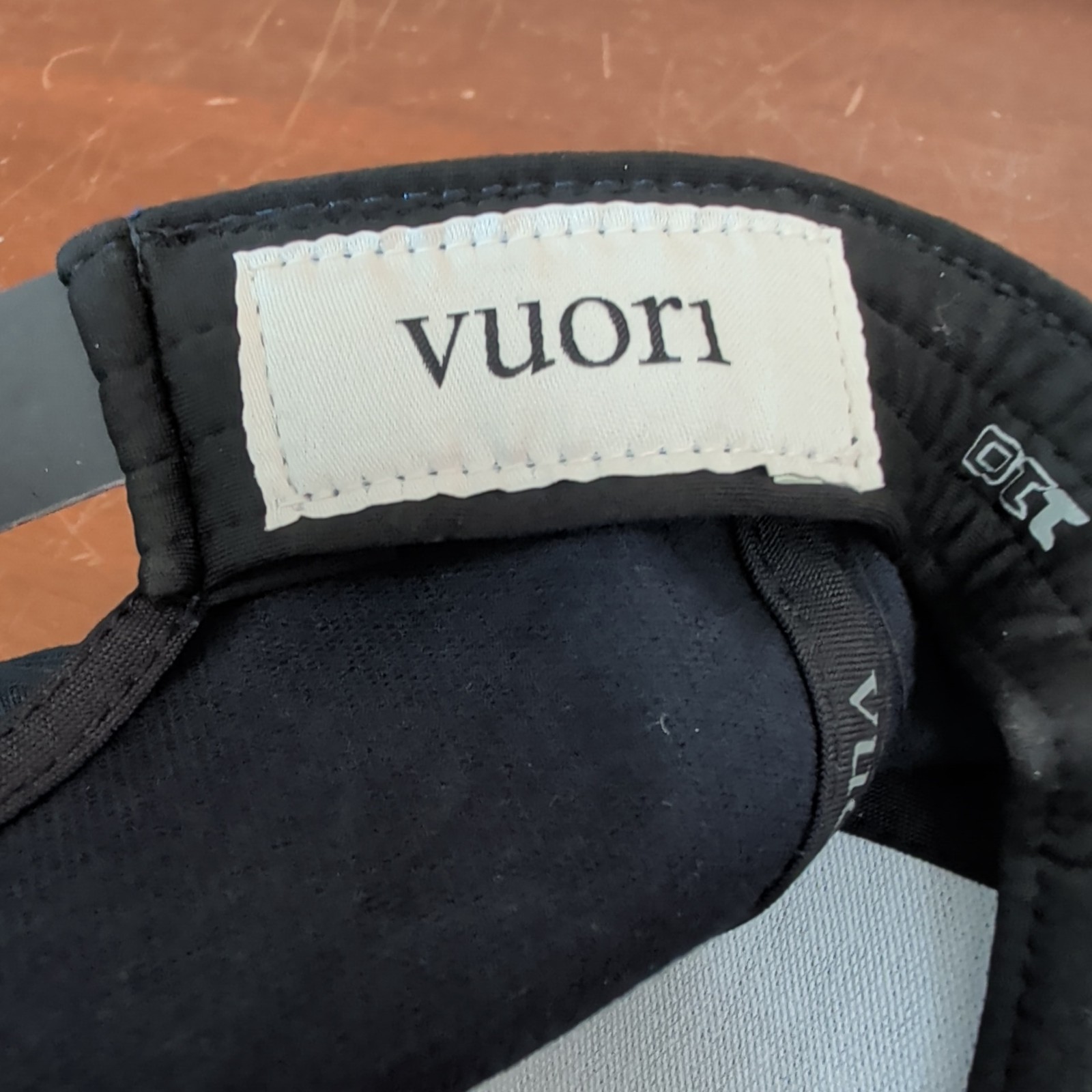 Vuori Performance Snapback Hat Navy Blue Flexfit Tech 110 Logo Cap