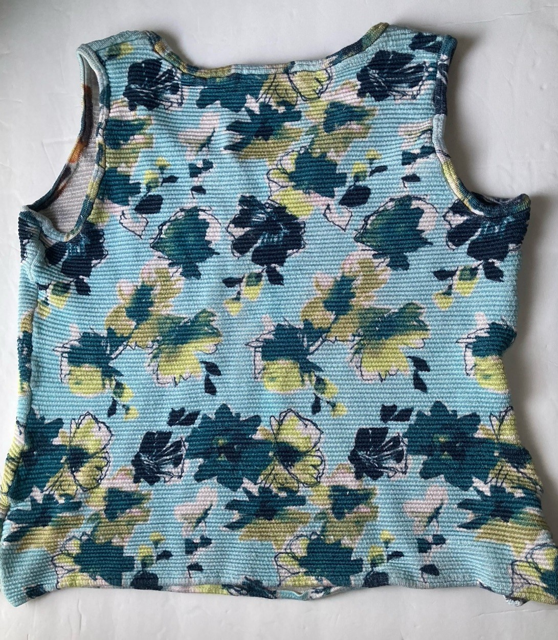 St John Knit Sleeveless Sweater Top Women’s Size Medium Wool Blend