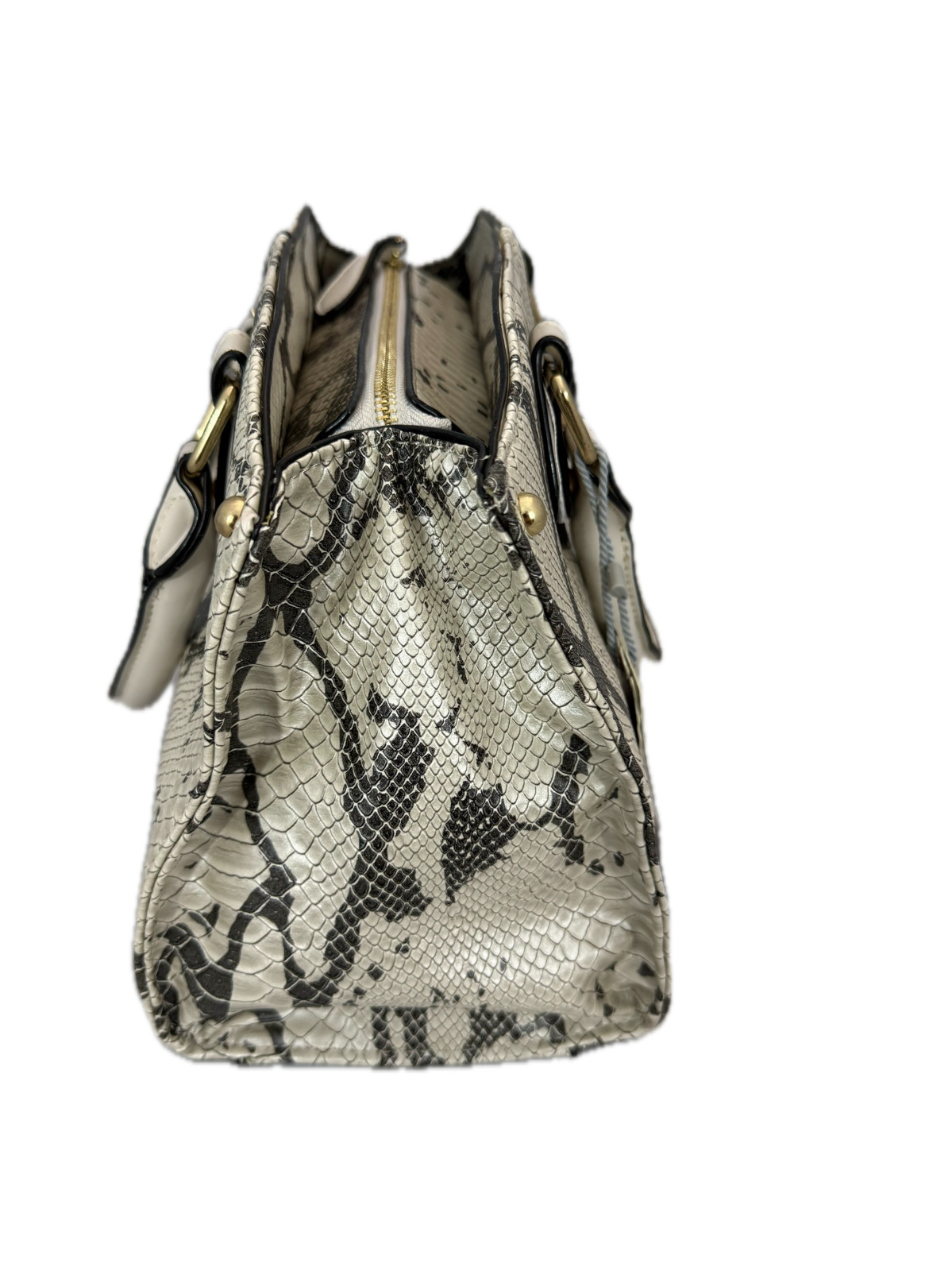 Esbag Ivory Alligator print designer bag