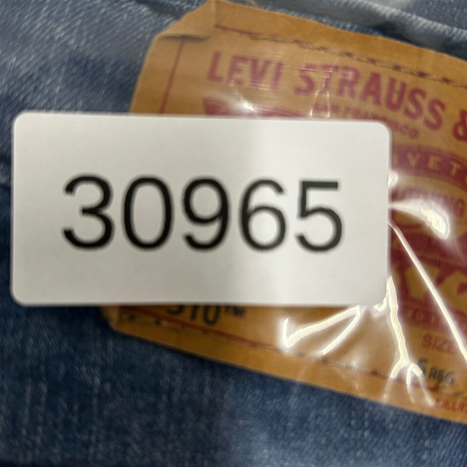 Levi’s Jeans Boys Size 5 Reg Blue 510 Skinny Fit Stretch Denim Casual Adjustable