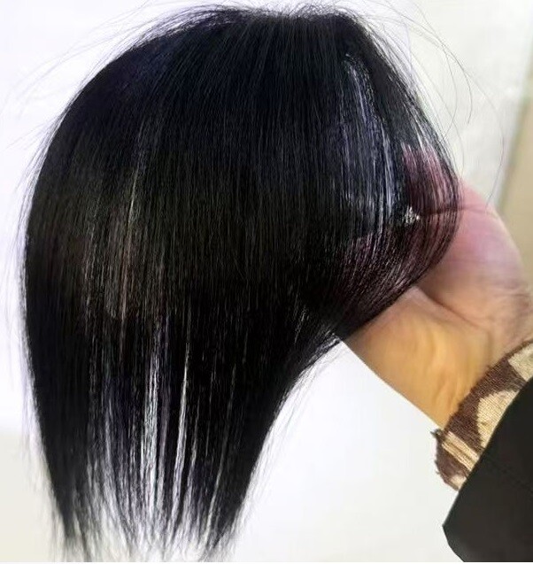 3.13″x4.3″Traceless Front Lace 100%Human Hair Hairline Topper Cover Head Top 10″