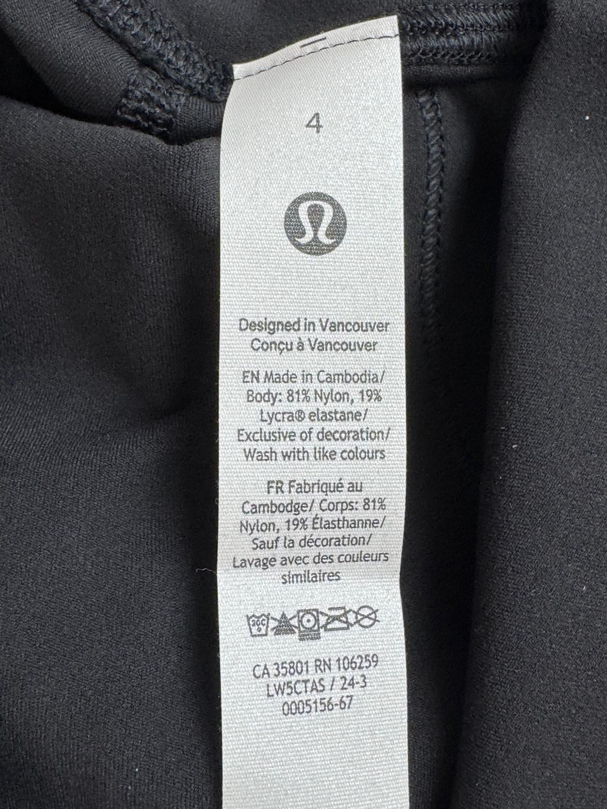 NWT Align™ High-Rise Pant 25″ Black Size 4. lululemon