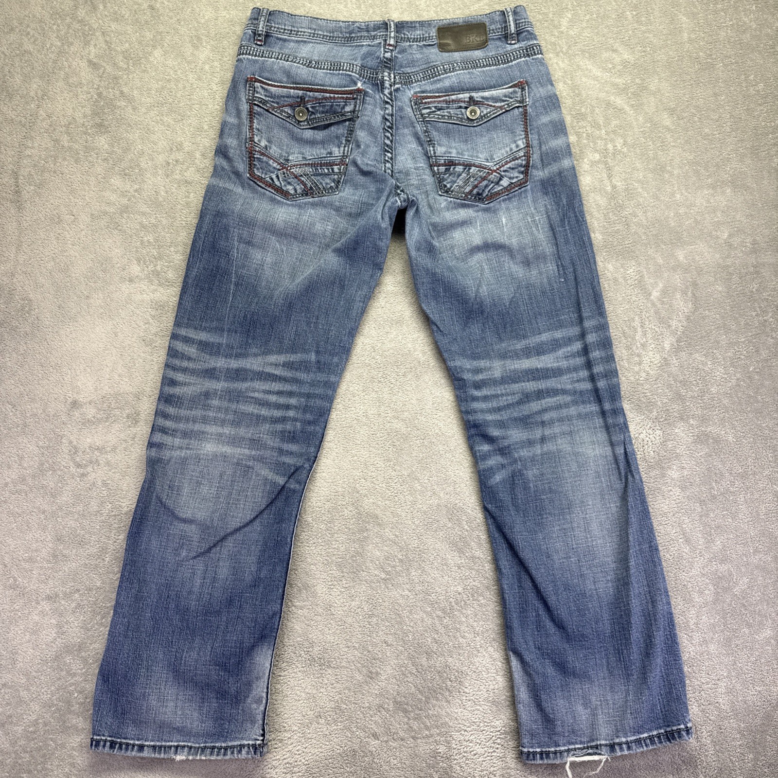 BKE JAKE Men’s Denim Blue Straight Leg Medium Wash Jeans 32R