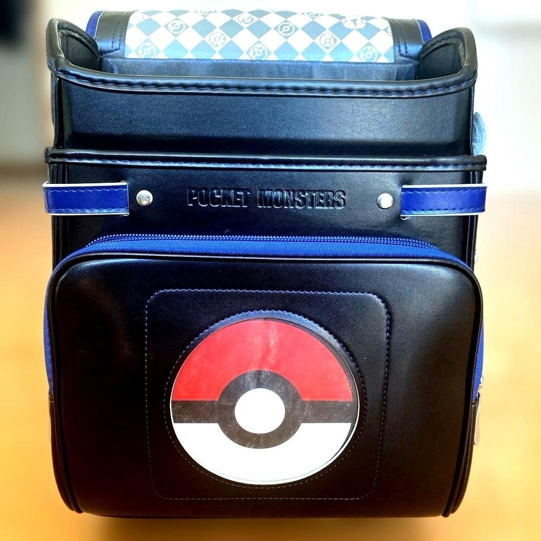 Randoseru Japanese School Bag Kid’s Backpack Pokemon Pikachu Black Japan #0092