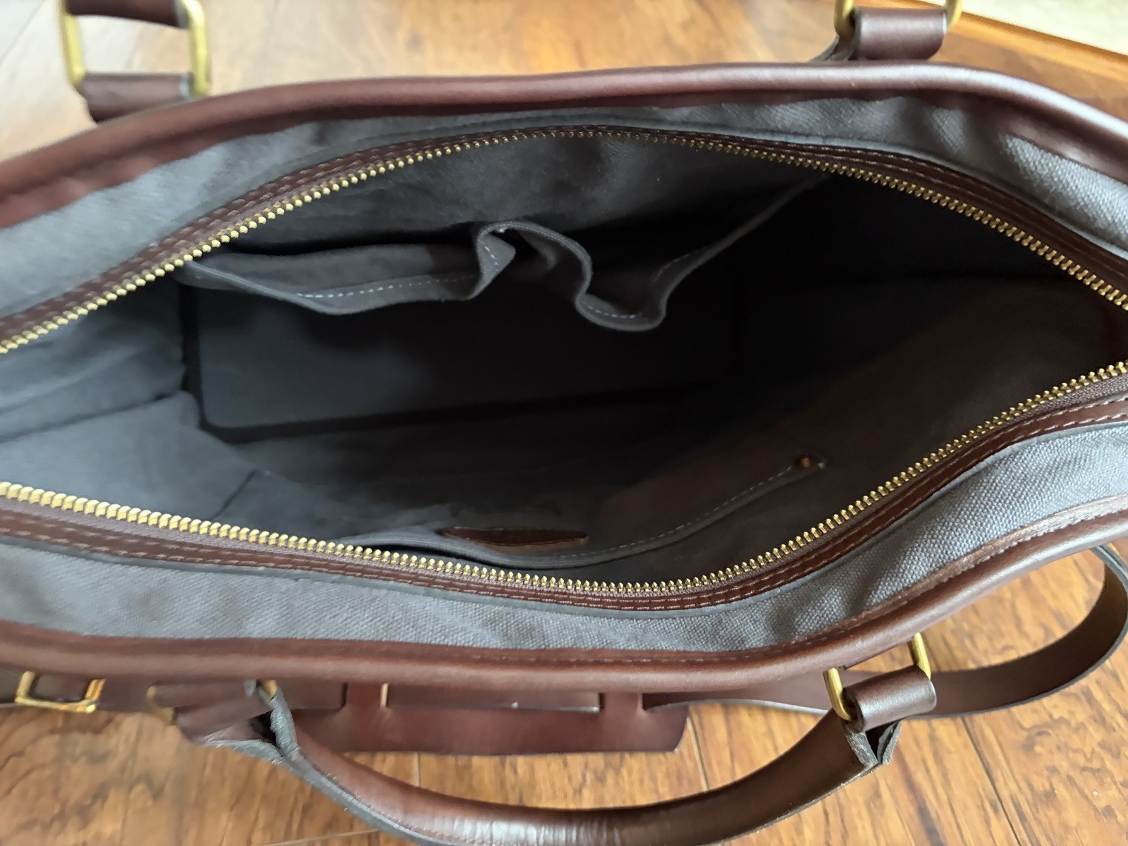 Vasco Leather Nelson 2 way Bag Brown
