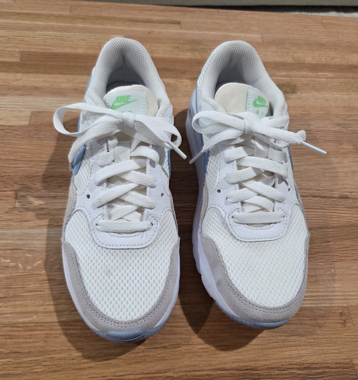 Nike Air Max SC CW4554-113 Low Top Mesh Sneakers White Gray Blue Green