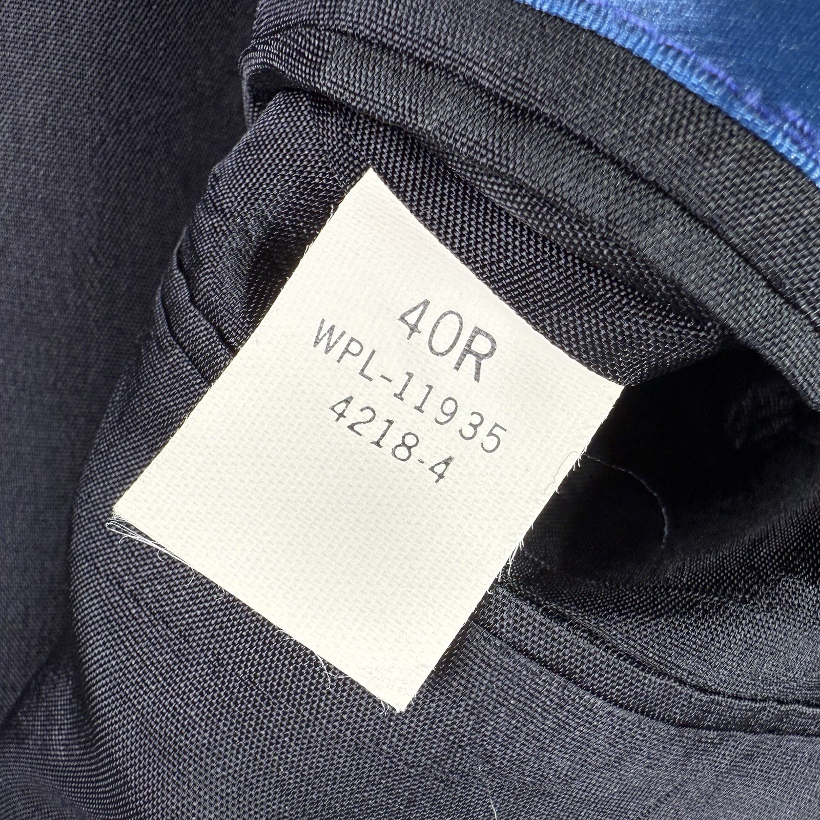 40R Towncraft Worsted Wool Blend Suit 2-Piece Men’s Charcoal Striped 34Wx30L