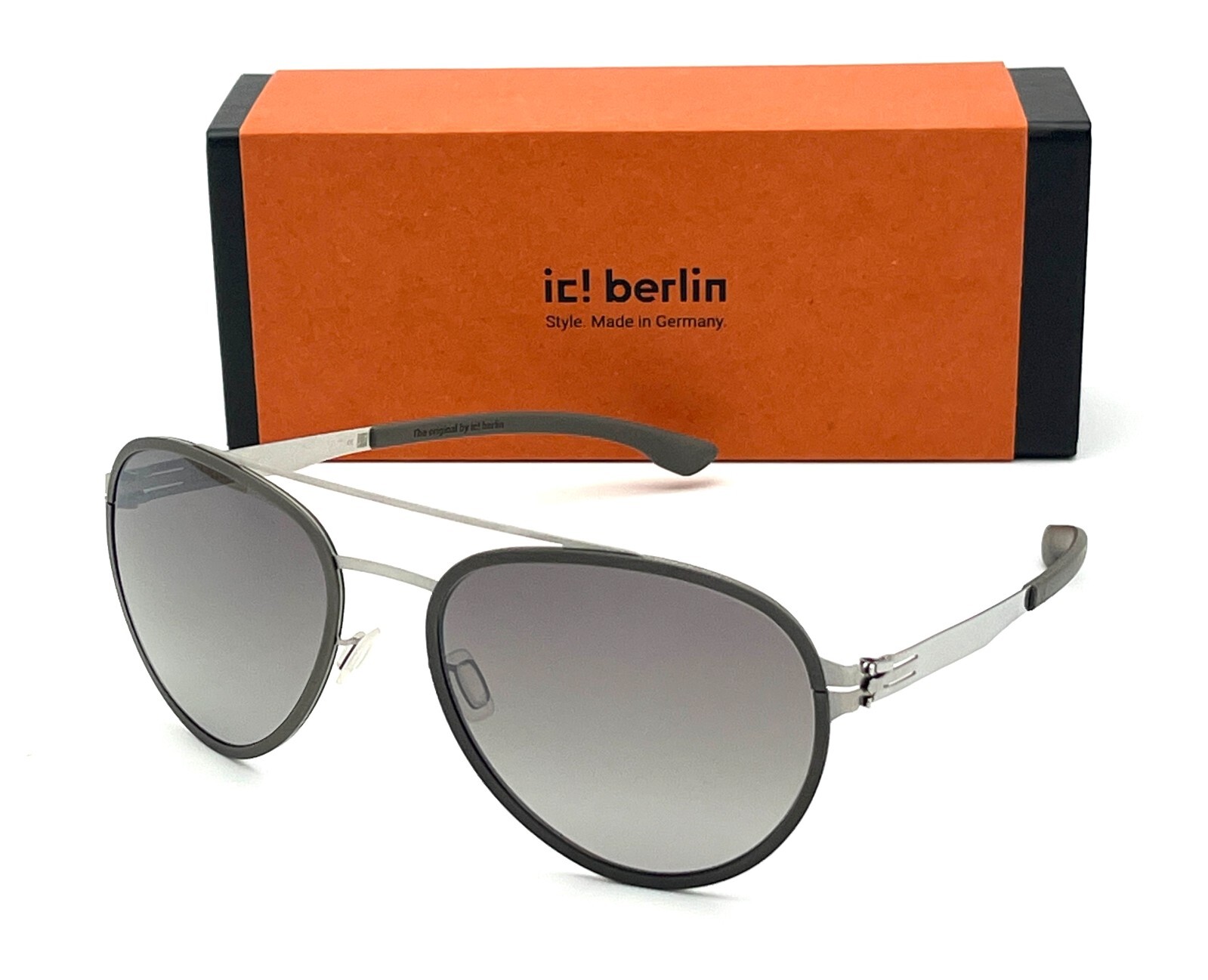 IC BERLIN FERRUM Rough Graphite Warm Gray / Storm Gray 59mm Sunglasses