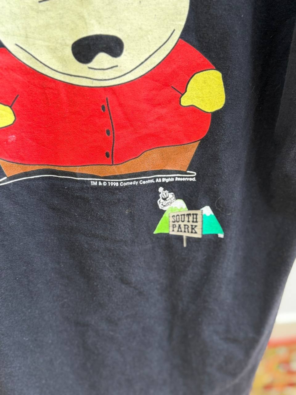 Rare Vintage 90s 1998 South Park Cartman Promo T-Shirt Graphic Tee Comedy Centra