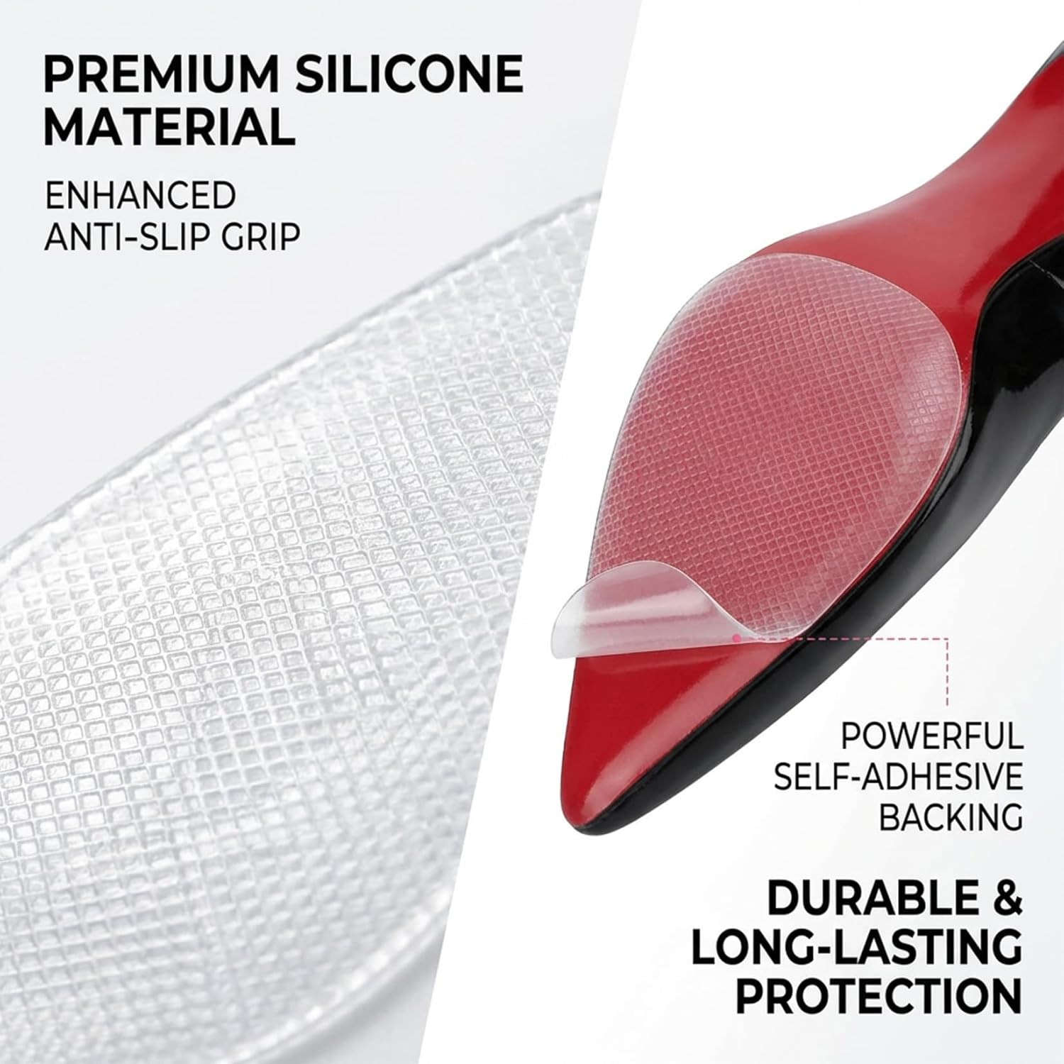 6 PCS Shoe Sole Protector – Self Adhesive Shoe Bottom Protector for Preserves