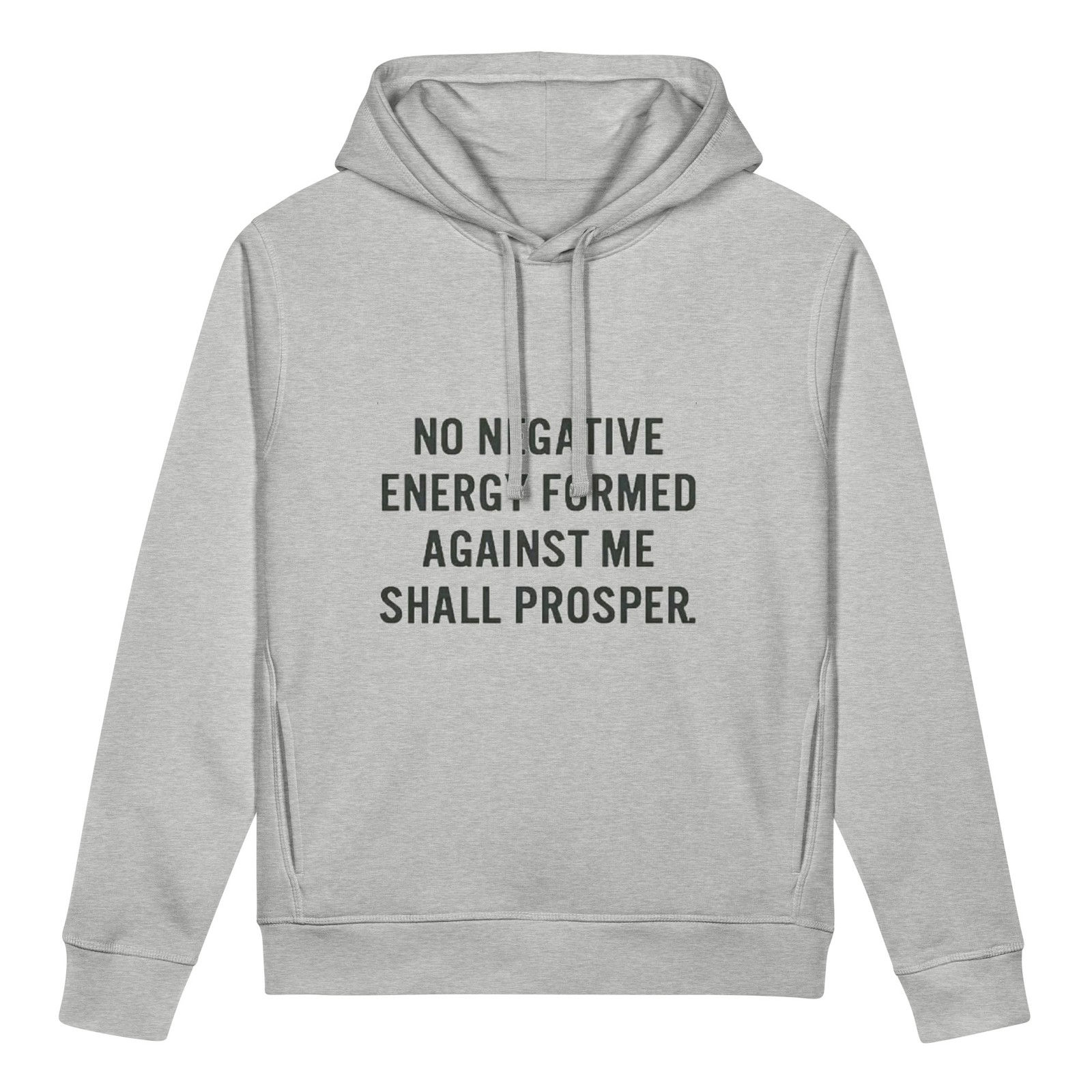 No Negative Energy Unisex organic side pocket hoodie