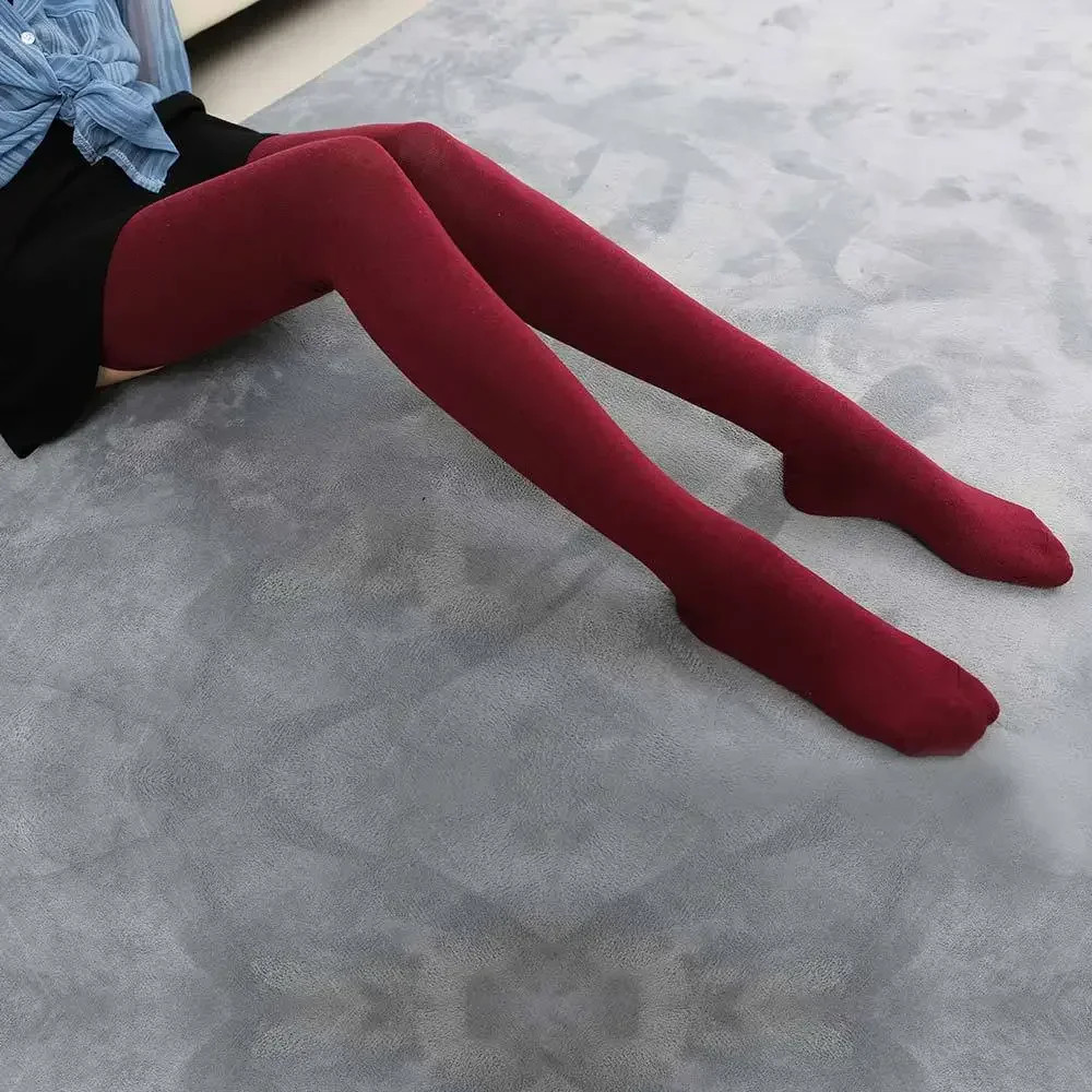 80cm Cotton Thigh High Over Knee Socks for Women Winter