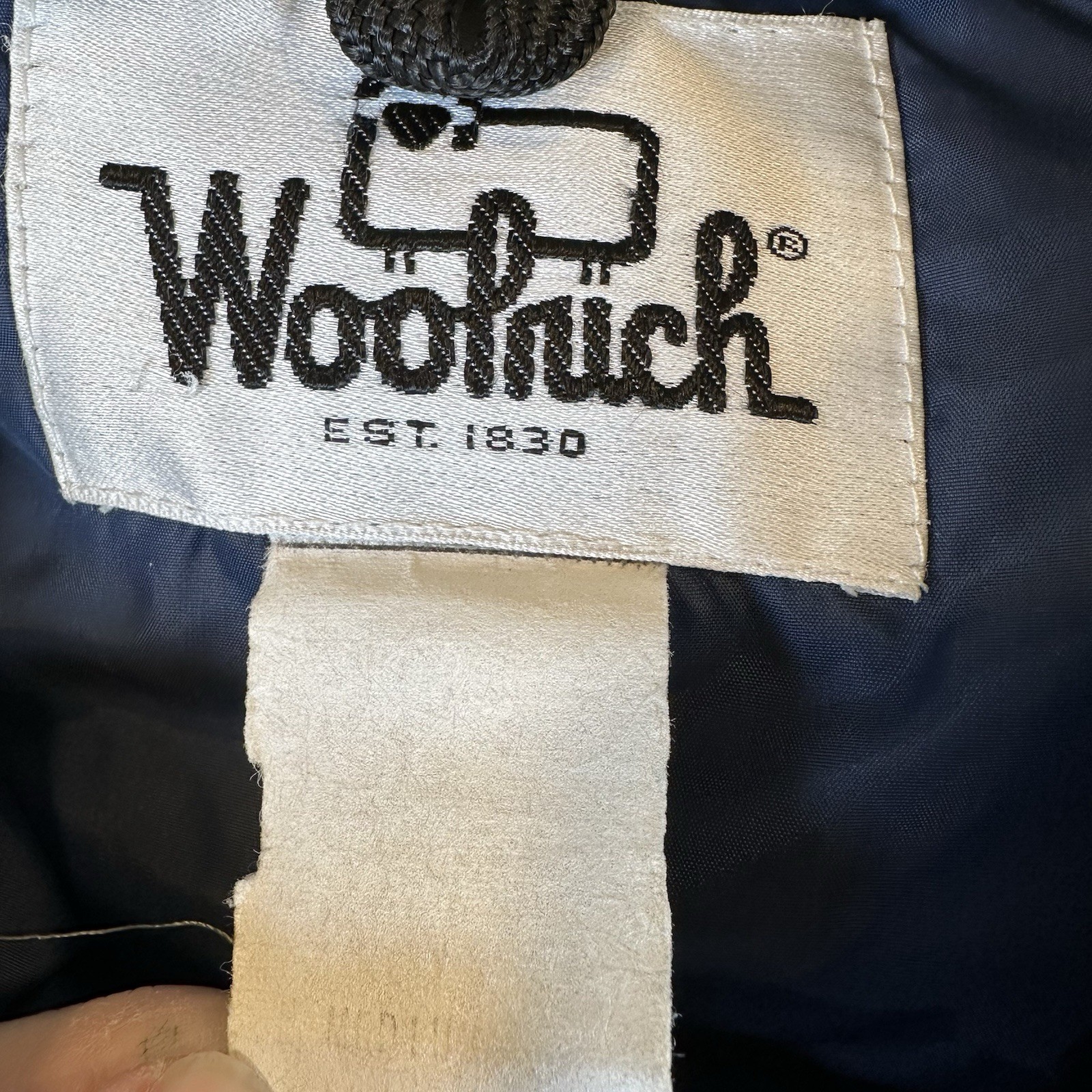 READ Vintage Woolrich Jacket Mens M Beige Goose Down Puffer Winter Coat Parka