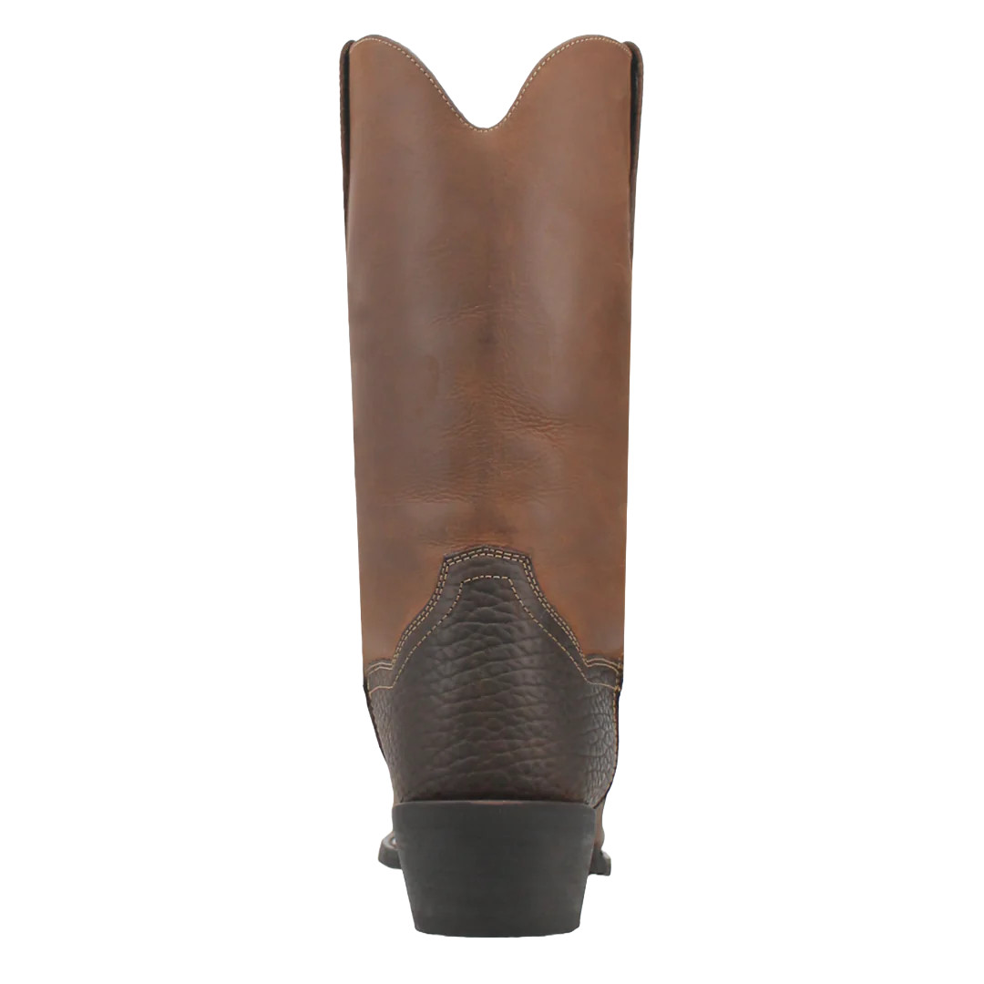 Laredo Men’s Gilly Dark Brown Leather Cowboy Boots 68449