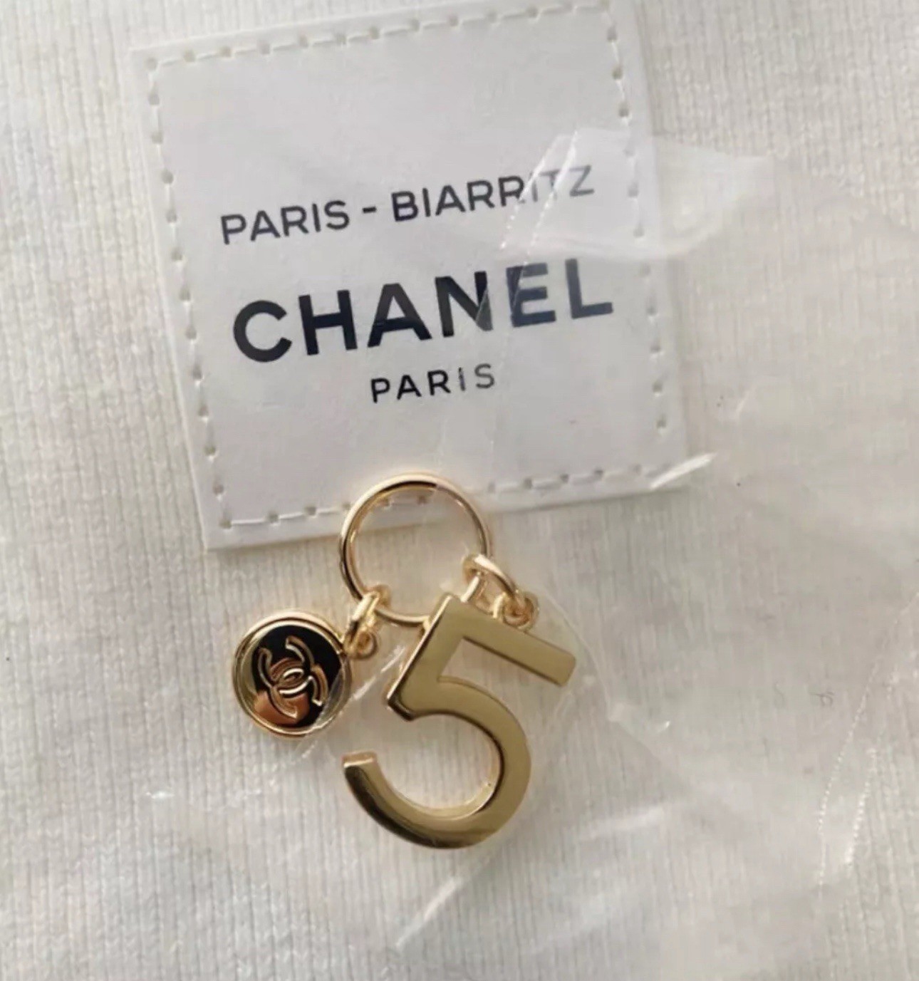 Chanel No.5 Holiday Special Limited Edition Logo Charm metal