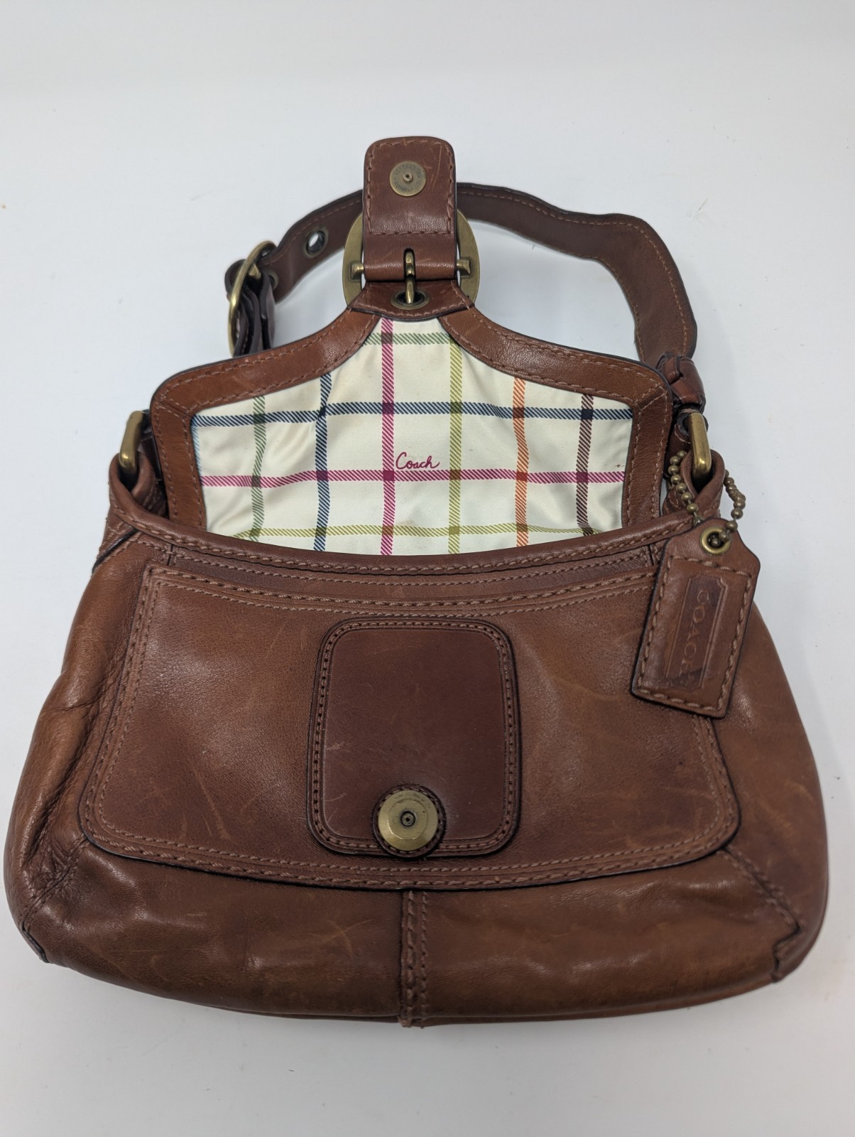 Coach Bleeker Legacy Tattersall Vintage 11427