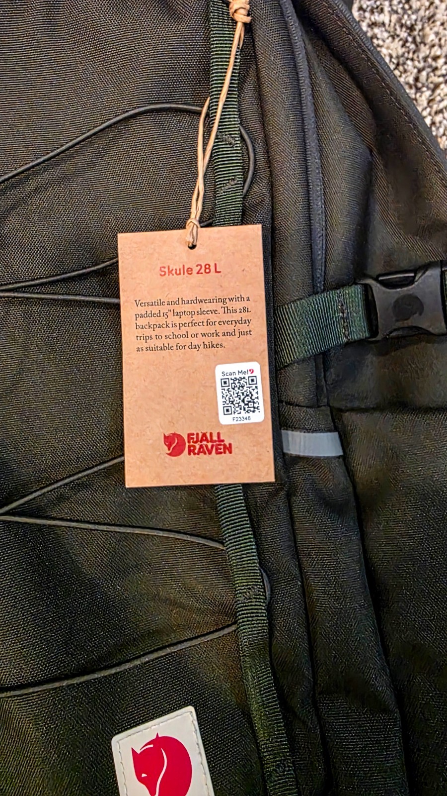 NEW – Official Fjallraven Skule 28L Backpack Deep Forest