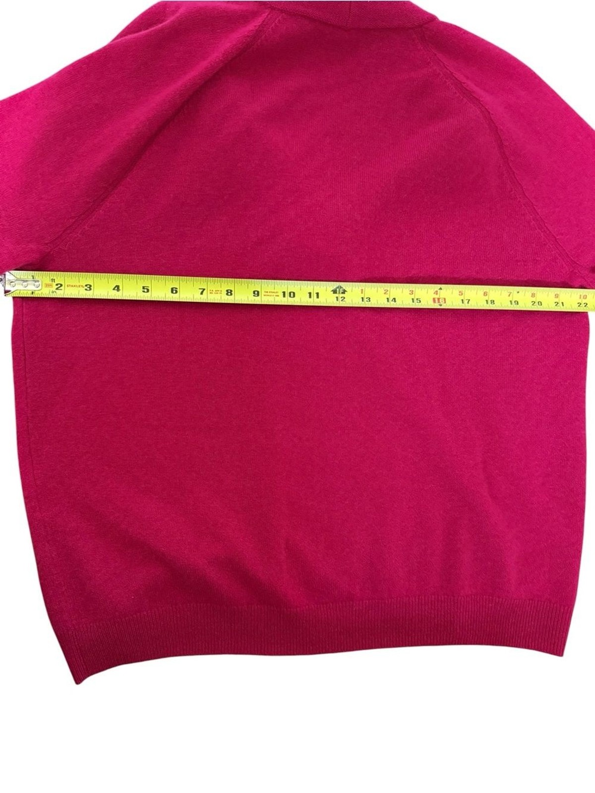 Sundance 100% Cashmere Sweater Size M Pink V-Neck Long Sleeve Pullover