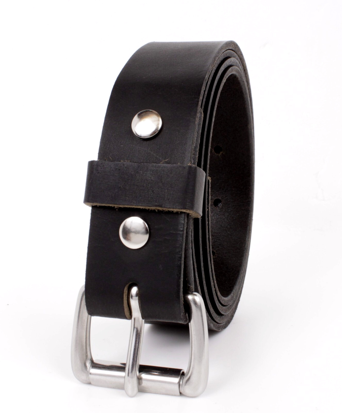 Men’s Genuine Buffalo leather Amish made USA Heavy Duty Work Belt 1 1/4″ Inches