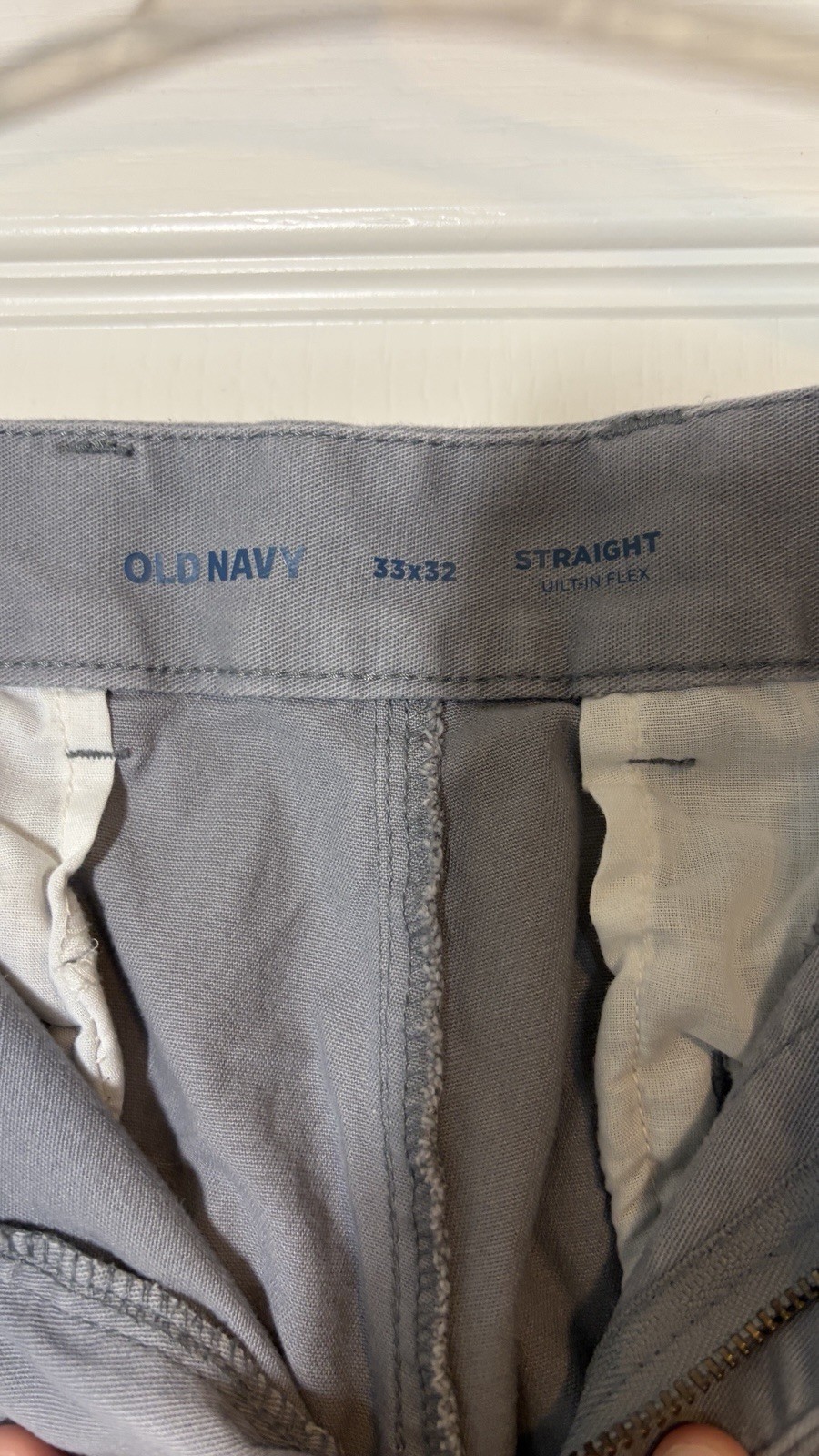 Old Navy Bundle Built-In Flex Men’s Beige Twill Chino Khaki Pants Straight 33