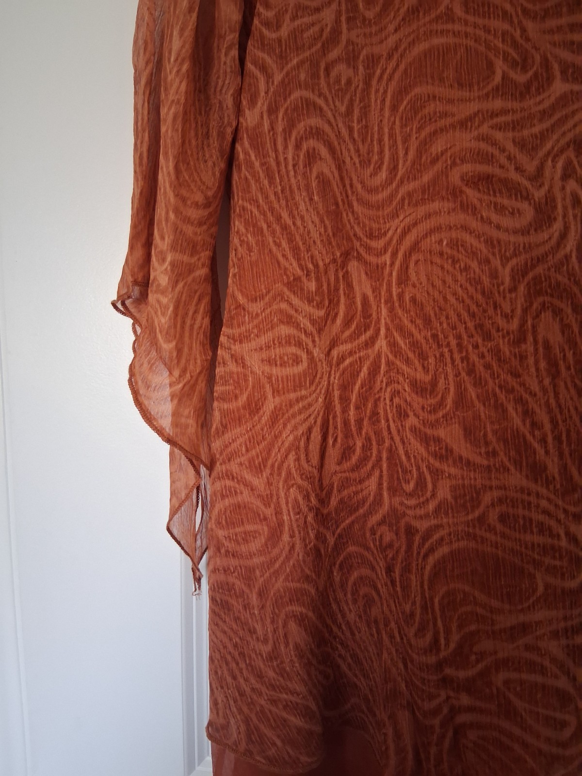 Ladies Blouse Size Large By Pretty Angel Fully Lined Free Flowing Stylish