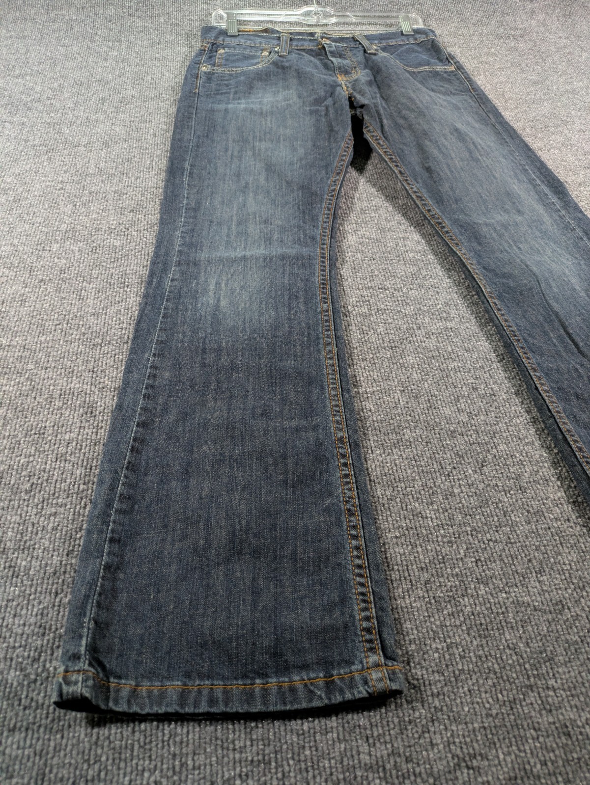Levis 527 Slim Bootcut Jeans Mens 29×30 Medium Wash Blue Denim Low Rise Cowboy