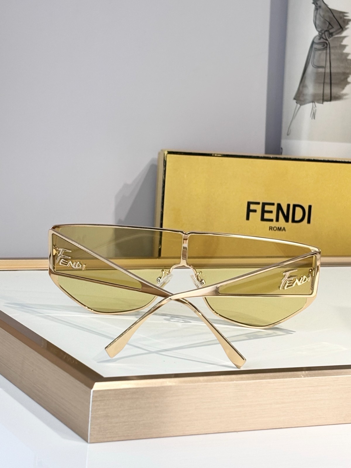 FENDI FF4104 Luxury Sunglasses 57-16-145 Premium Designer Eyewear