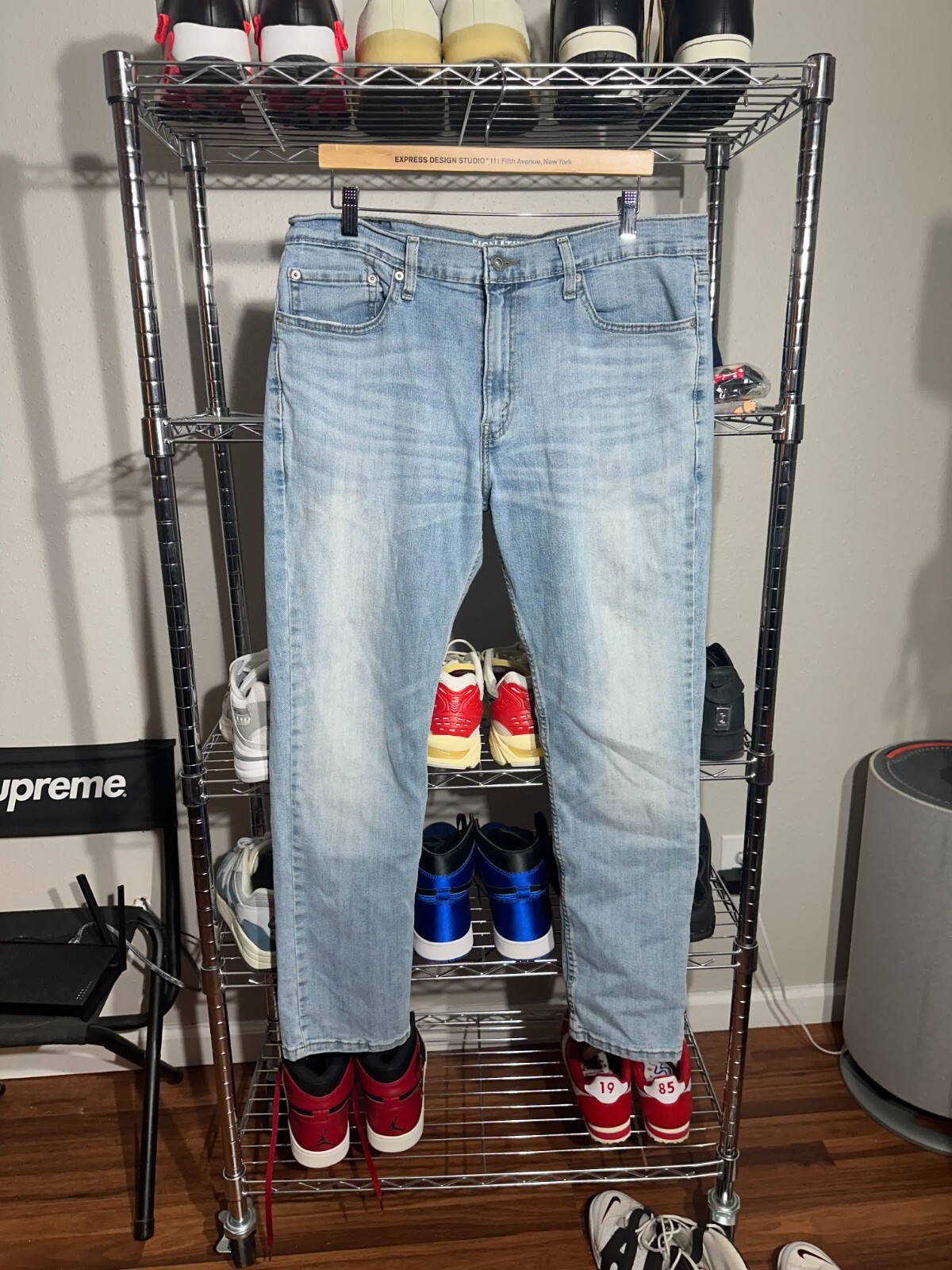 Levis Jeans S37 Mens 36×30 Blue Denim Slim 36×30