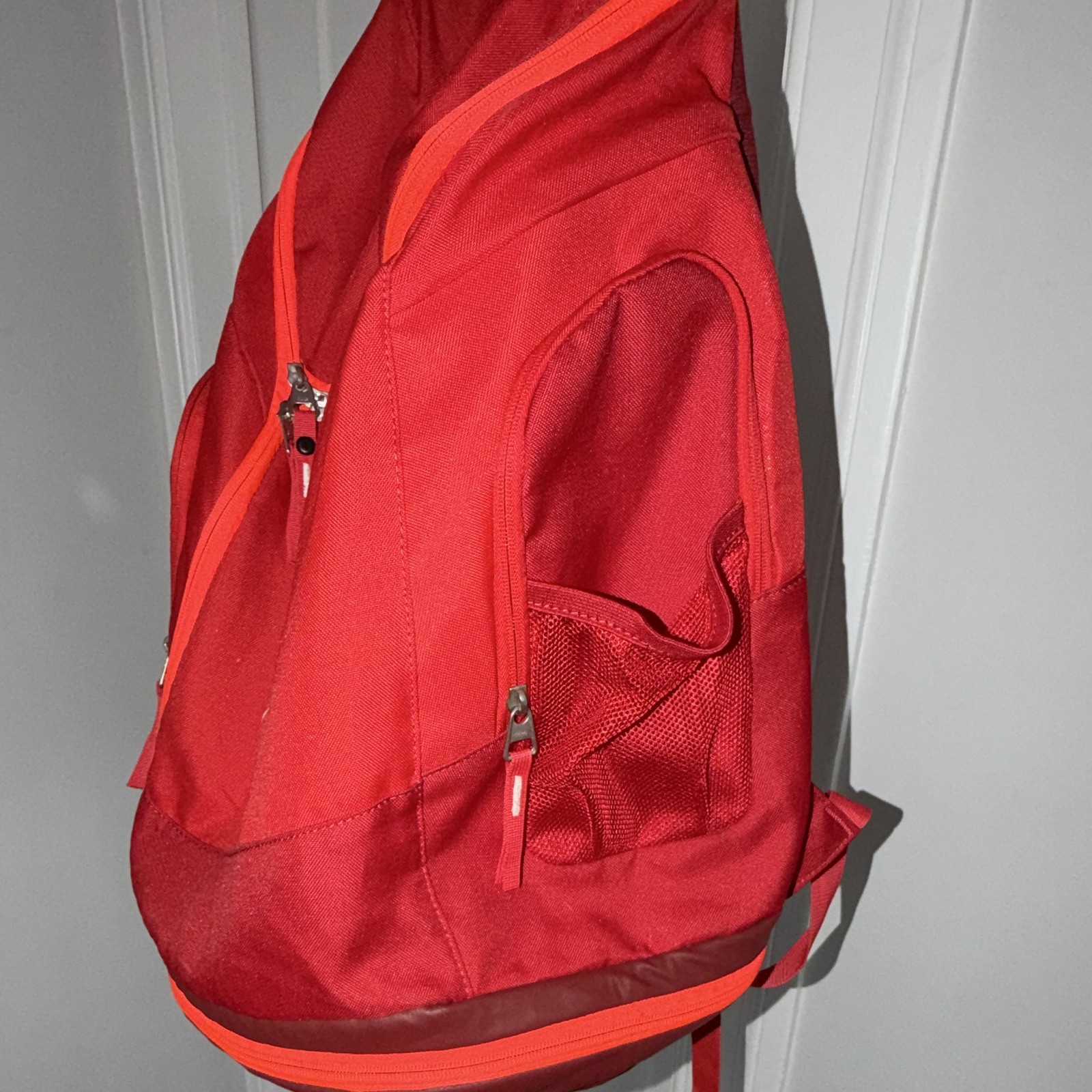 Nike Elite Quad Zip System Backpack Lightweight Red