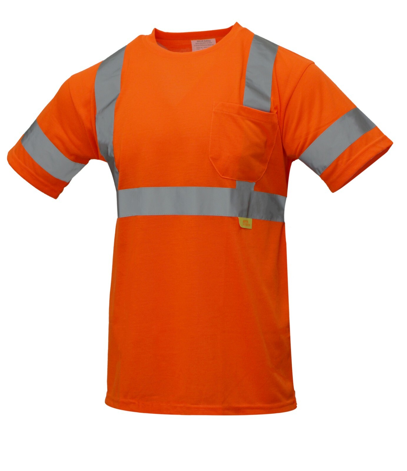 Class 3 Reflective Safety Yellow/ Orange Short Sleeve T-Shirt HIGH VIZ-S9081/2