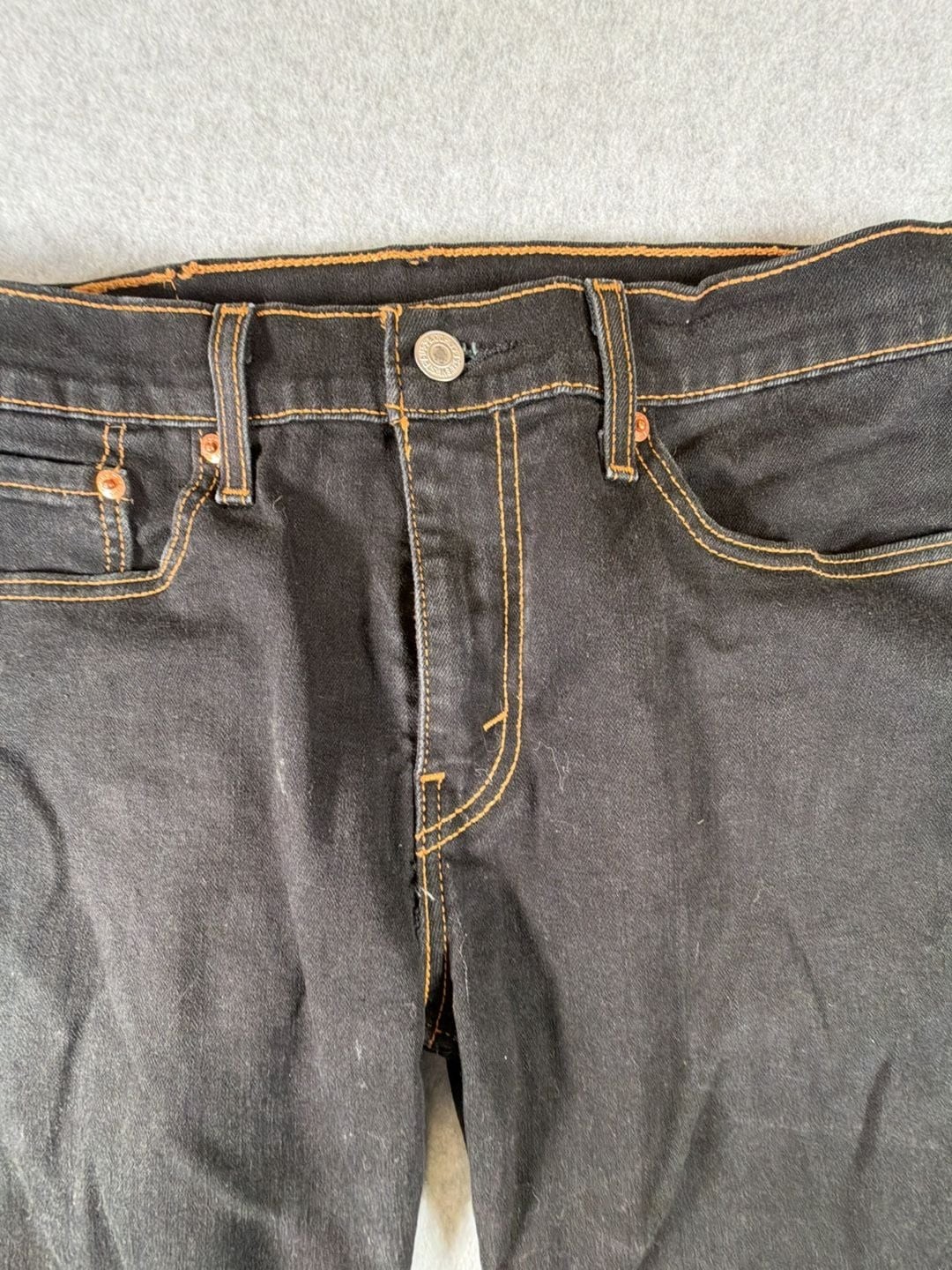 Levi’s 502 Regular Taper Fit Jeans 30×30 Black