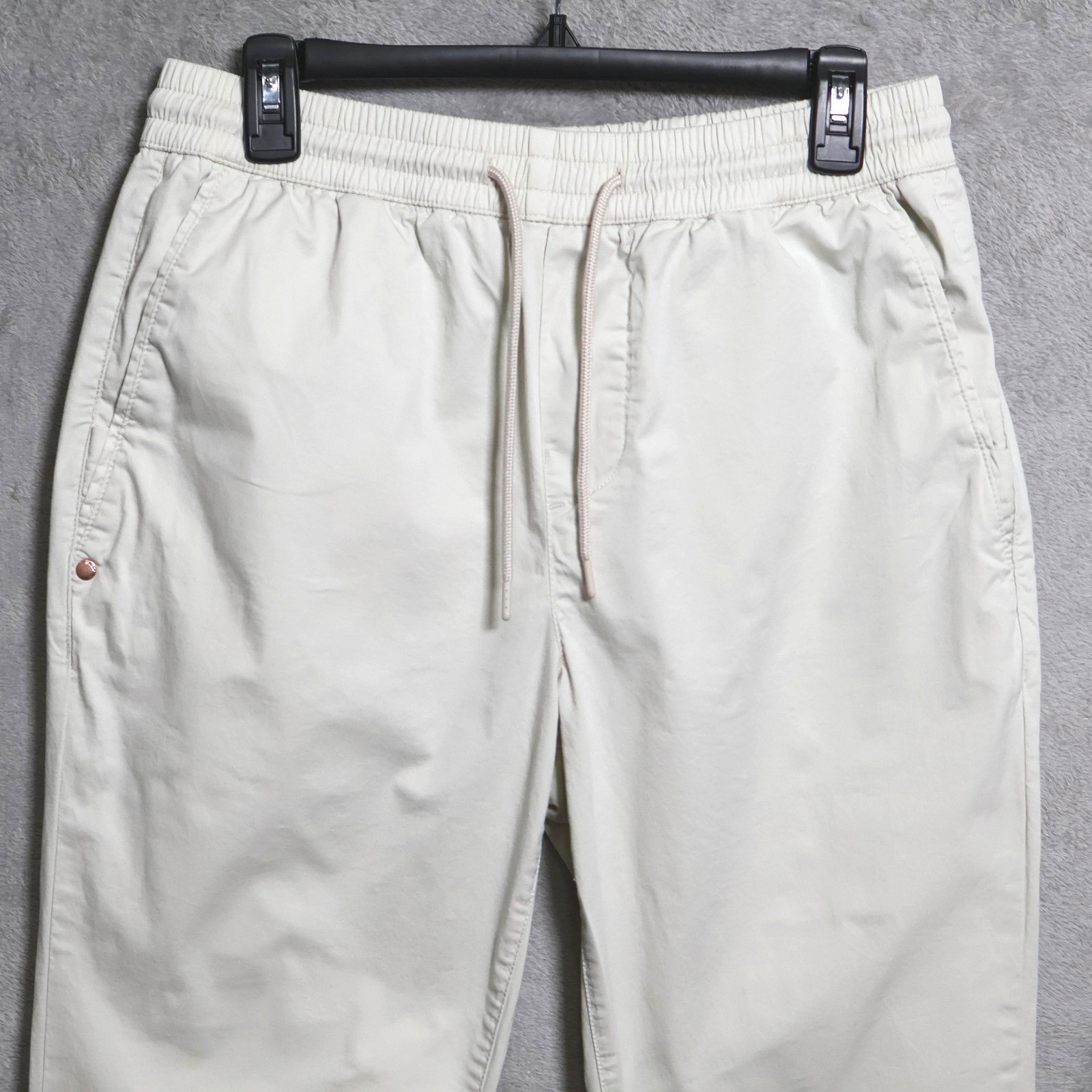 Mugsy Stones Pants Mens 30×27 Medium Beige Stretch Chino Preppy Casual Elastic