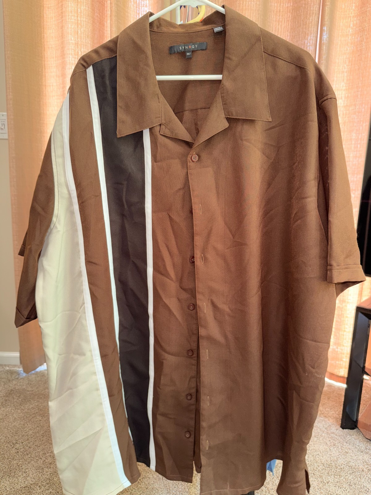 Synrgy Brown XXLT Button Up Shirt – Pre-Owned