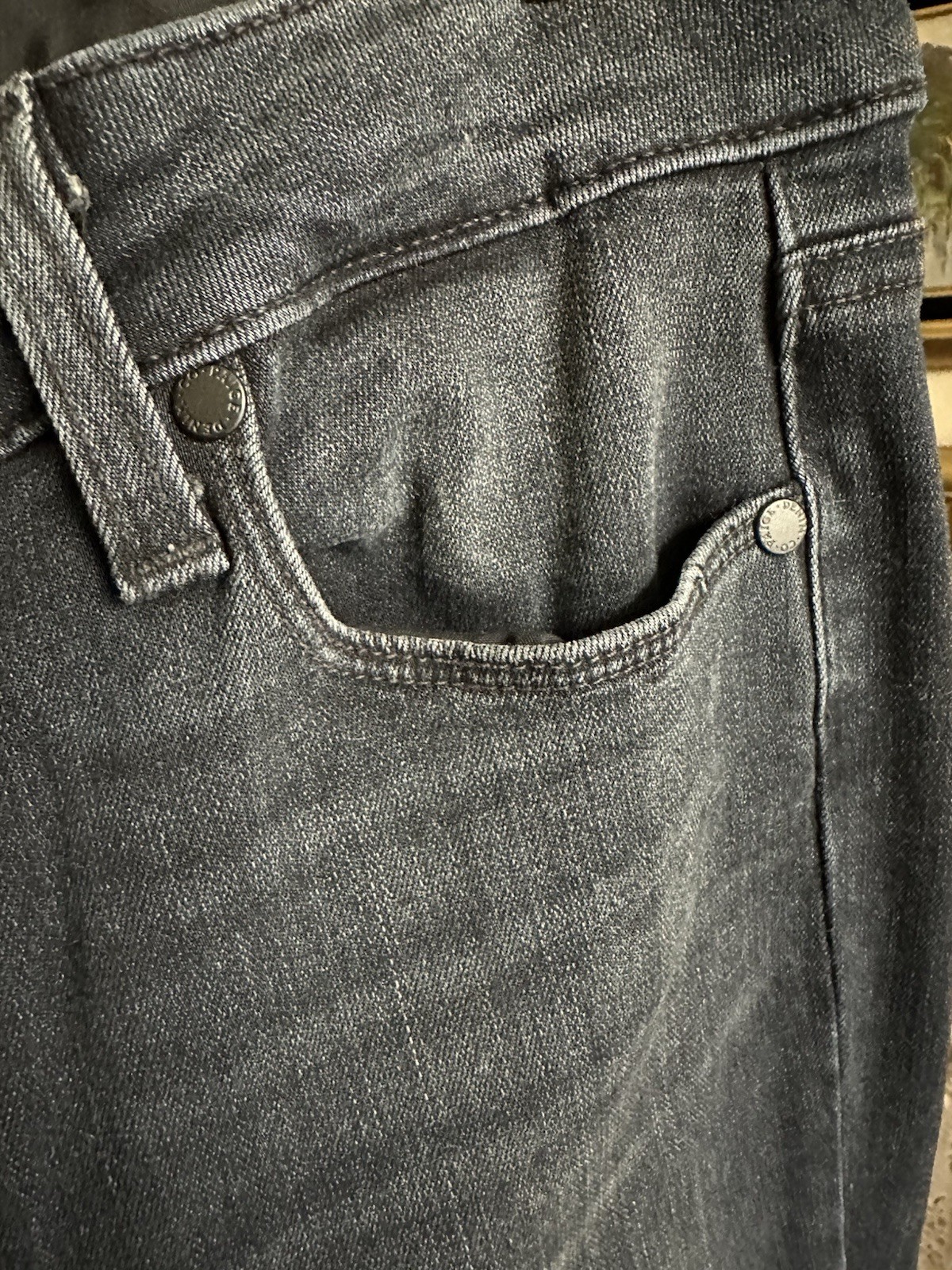 PAIGE women’s stretch high rise flare blue jeans denim cotton USA NWT size 30