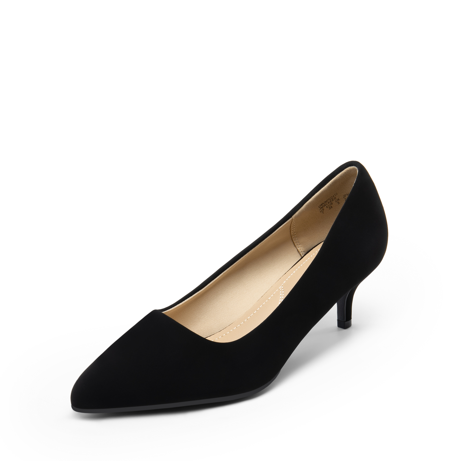 Women’s Pumps 2″ Kitten Heel Pointed Toe Office Lady Low Heel Dress Shoes