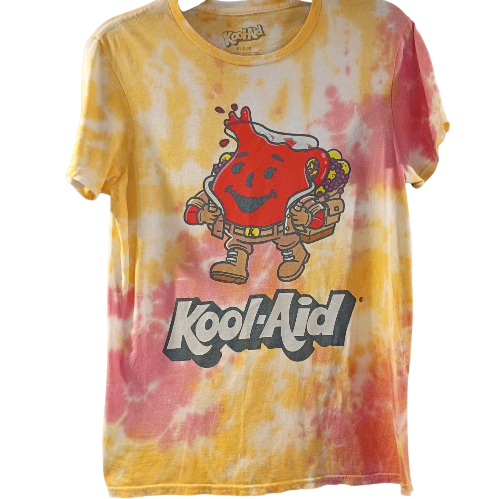 Adult Unisex Tie-Dye 1980s Retro-Inspired Kool Aid Man “Oh Yeah!” Funny T-shirt