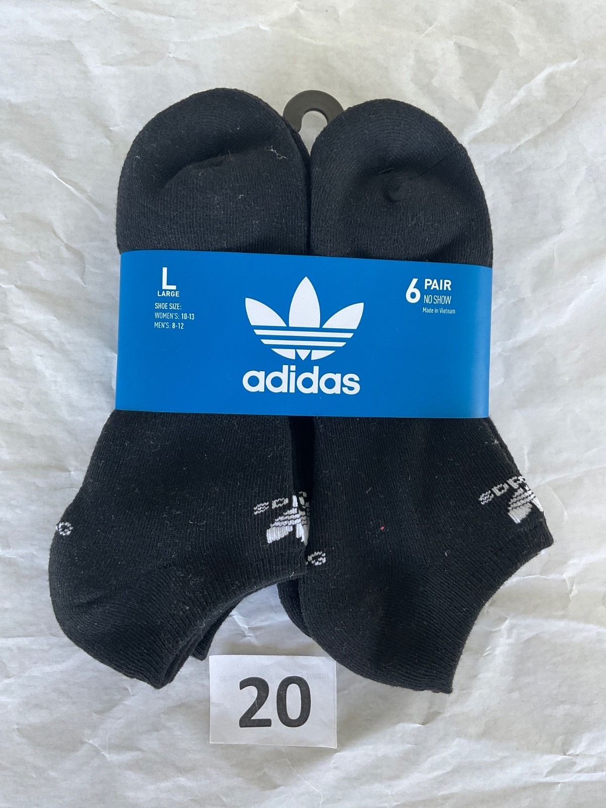 Adidas Low Cut No Show Crew Socks Men New Tags Black Gray White Blue Green