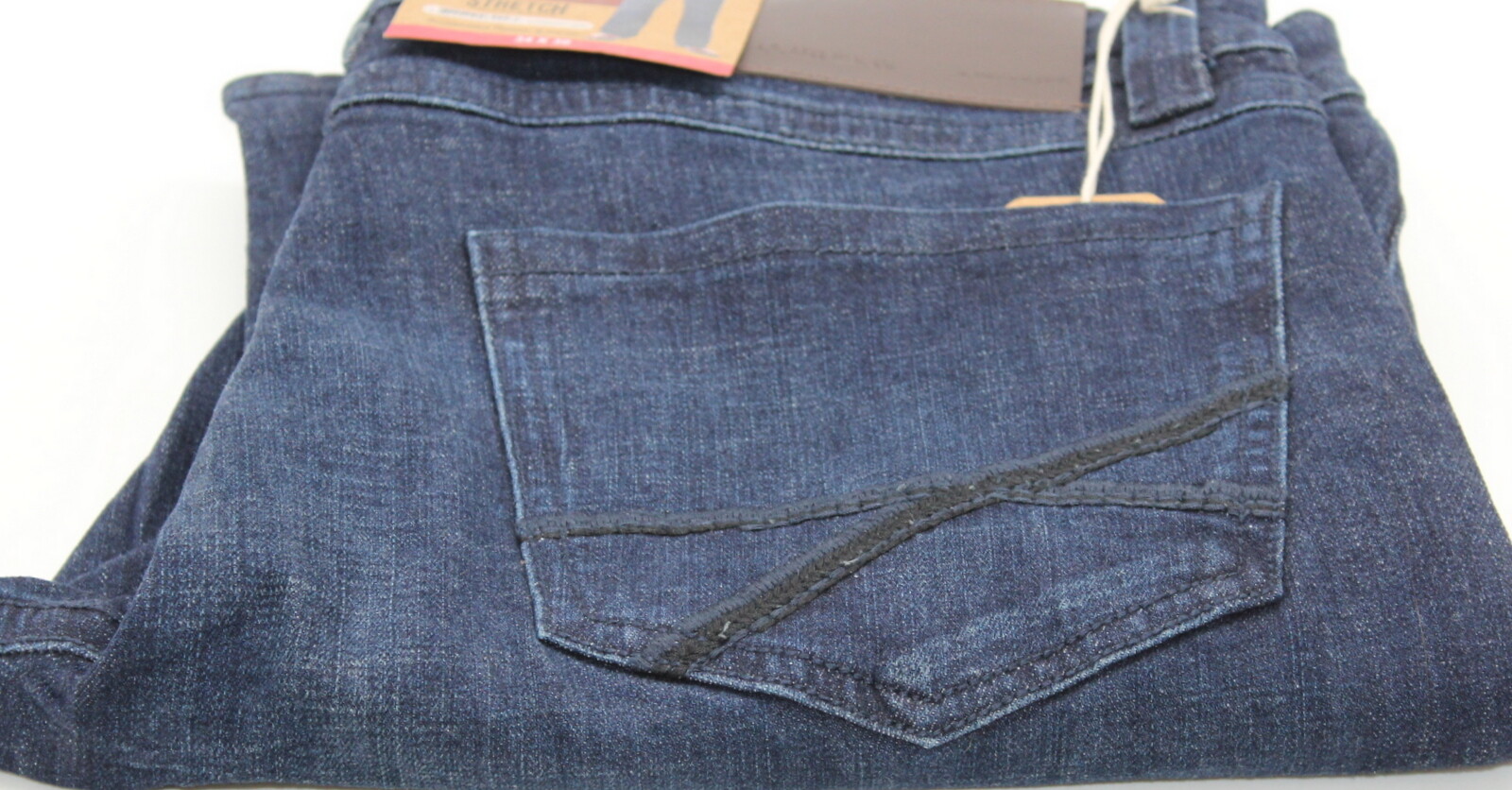 T K Axel Men’s Slim Bootcut Stretch Jeans Dark Wash 34 X 32 34X32 Blue New Boot