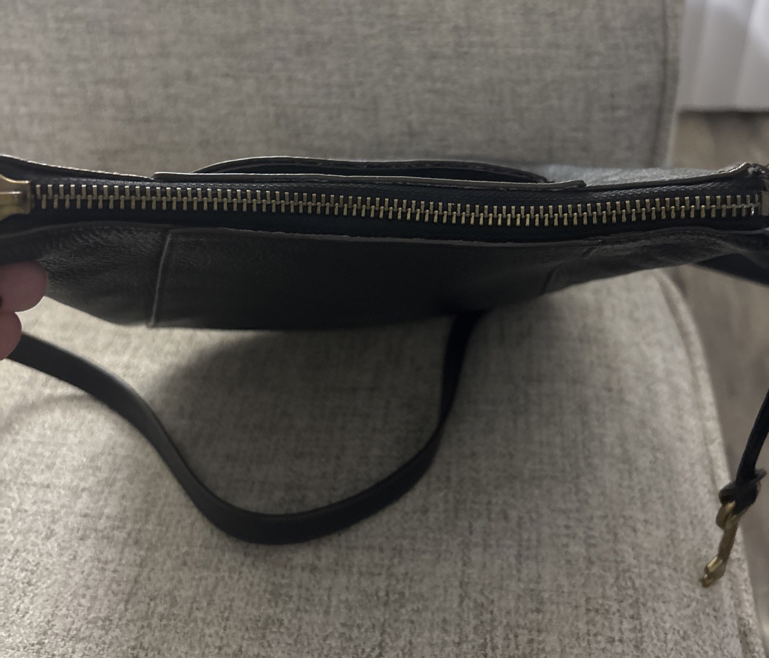 Fossil Talia Crossbody Shoulder Bag Black Leather SHB27930