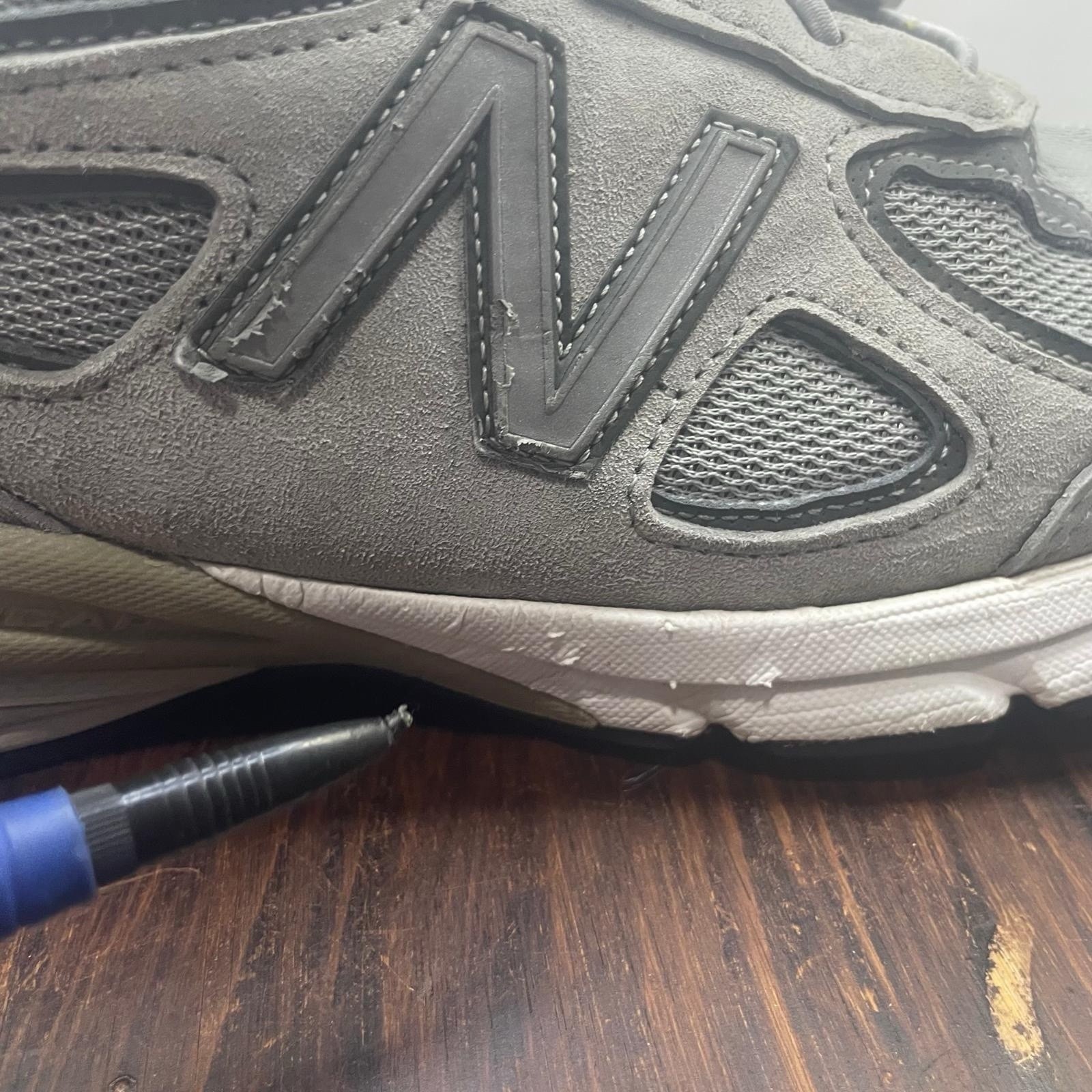 NEW BALANCE Shoes Mens Size 12 D Gray 990v4 Walking Sneakers M990GL4 USA Made