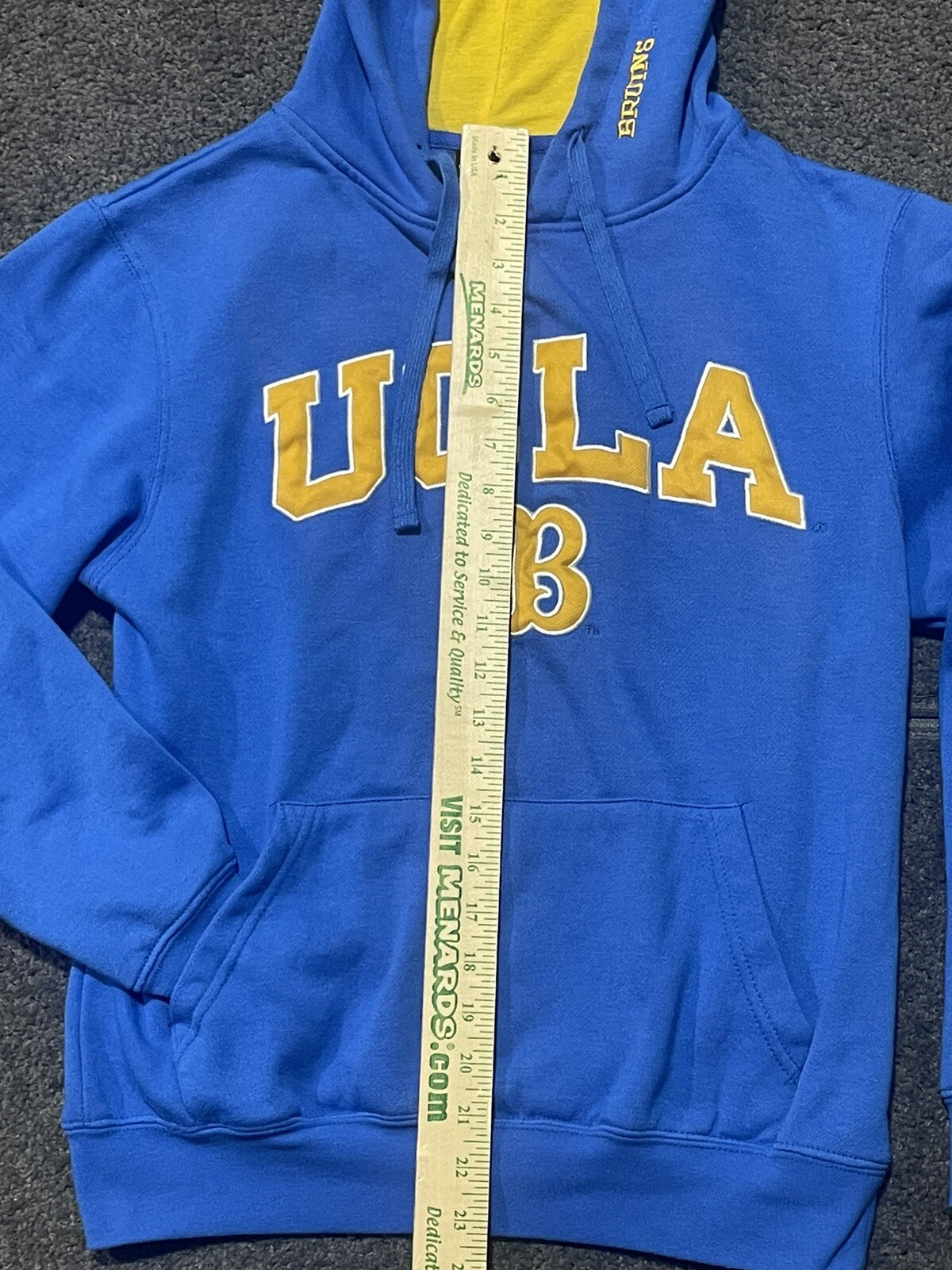 UCLA Bruins Hoodie Mens Small Sweatshirt Blue Basketball Football NCAA Pullover