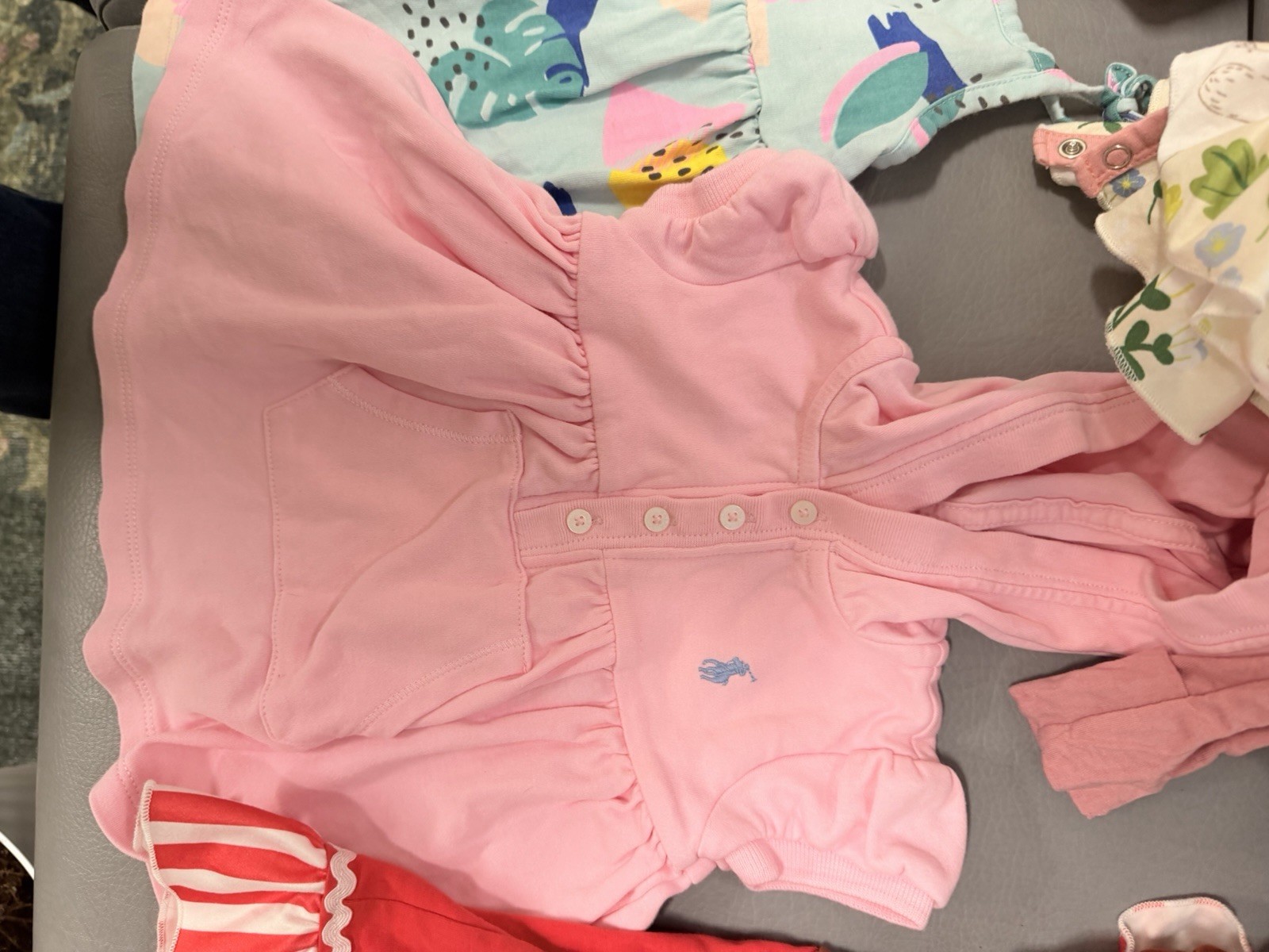 Lot of 9: Baby/toddler Swim Suit, Dresses, One-pieces, Size 9-12 Months