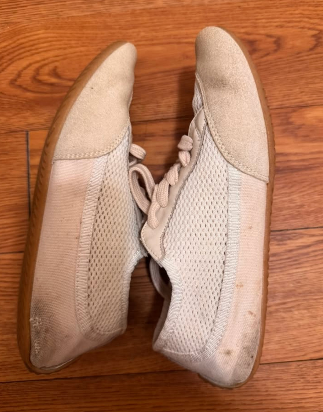 The Row Mesh & Suede Sneakers – Authentic – Beige/Cream (Size 6.5)
