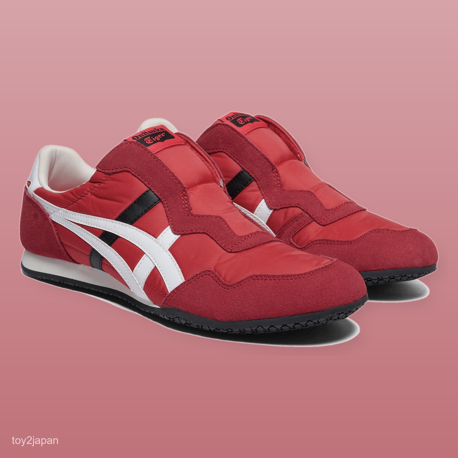 Onitsuka Tiger SERRANO SLIP-ON 1183C615-600 Classic Red White Men’s Size New