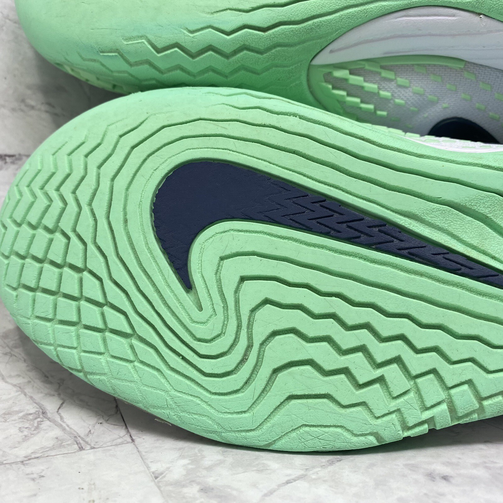 Nike Zoom Vapor Cage 4 Grey Green Glow Rafa Nadal Tennis Court Shoe Mens Sz 13 M