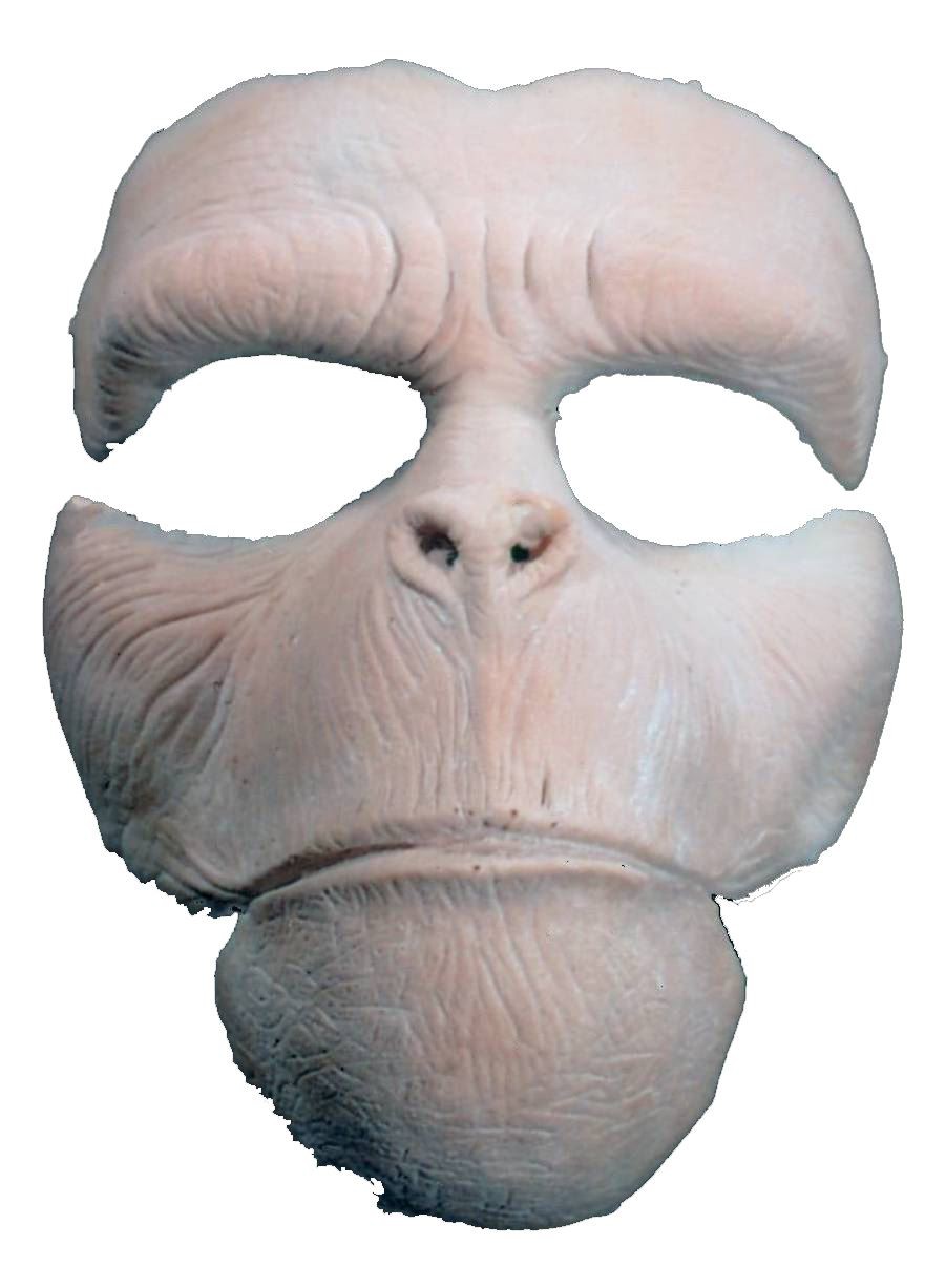 Chimp Face Foam Latex Prosthetic Theater Appliance