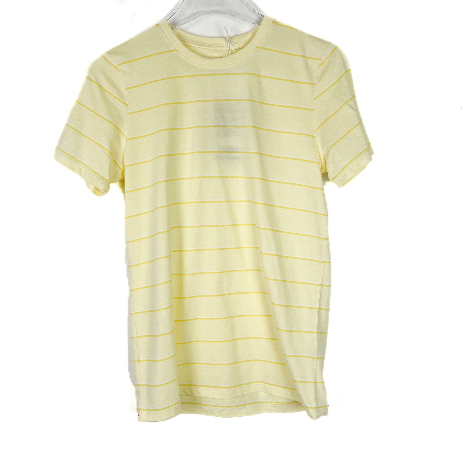 NWT Everlane The Organic Cotton Crew Yellow Stripe Size Medium M NEW