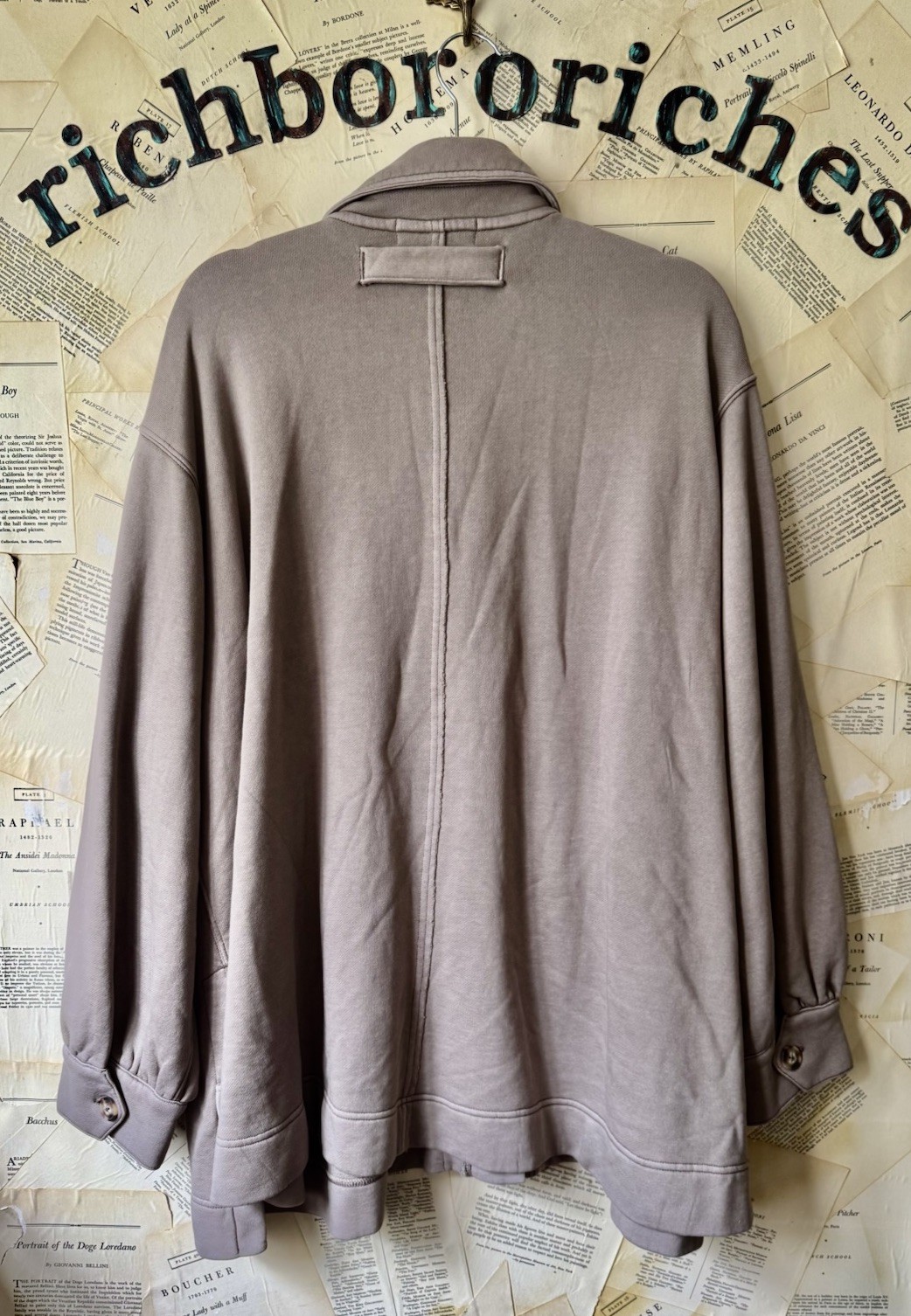 Free People Alexa Sweatshirt Zipper Snap Button Closure Dusted Cocoa S NEW