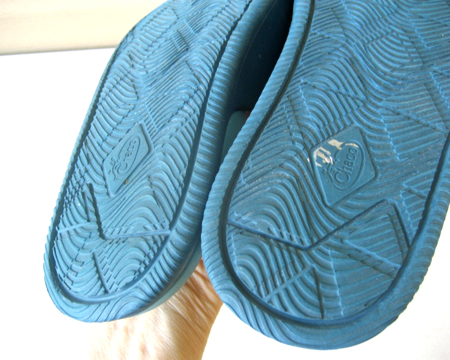 Chaco Chillos Womens Size 8 Blue Comfort Slides Sandals Water Sporty EXCELLENT