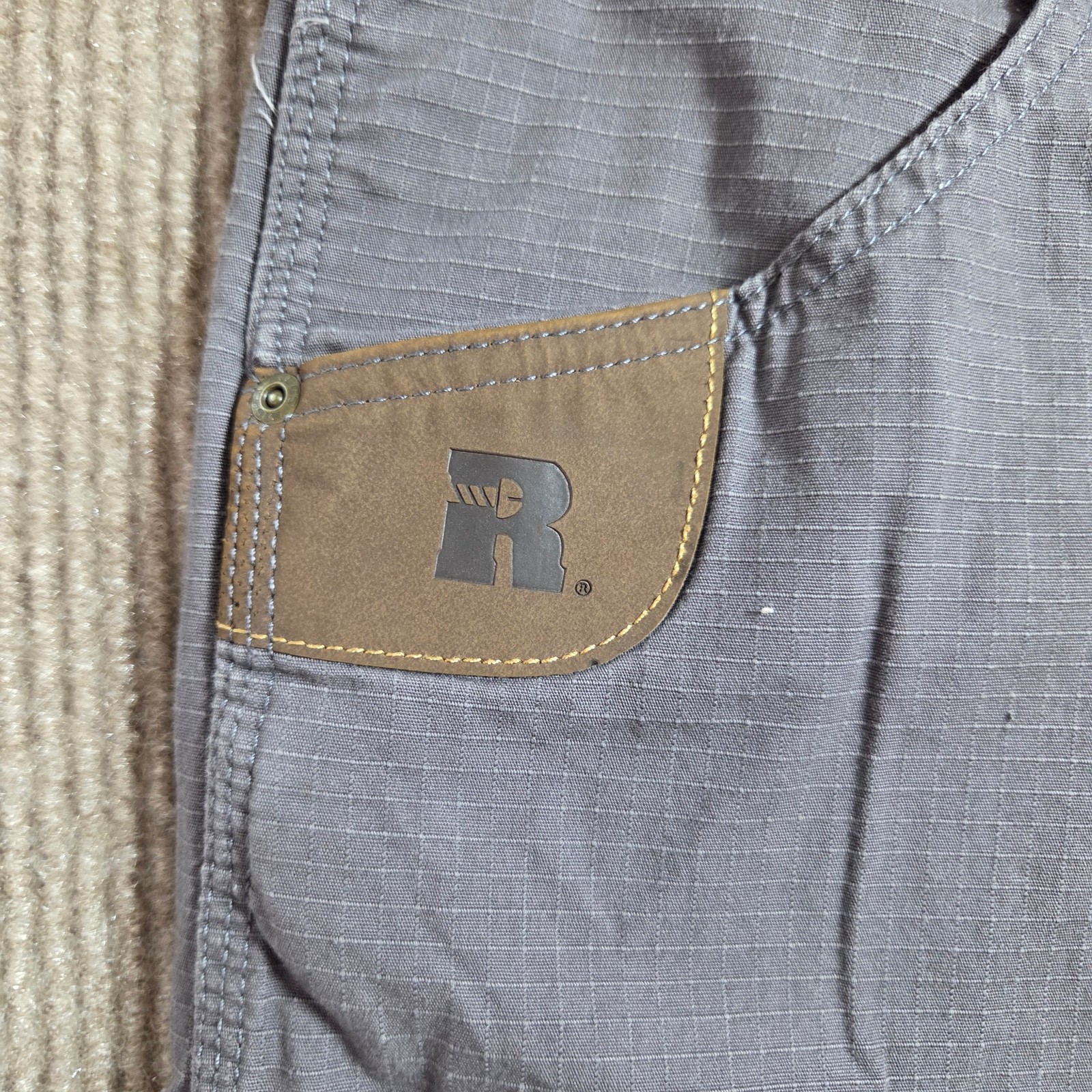 Wrangler Riggs Workwear Mens Ripstop Work Pants 32×30 Gray Utility Cotton